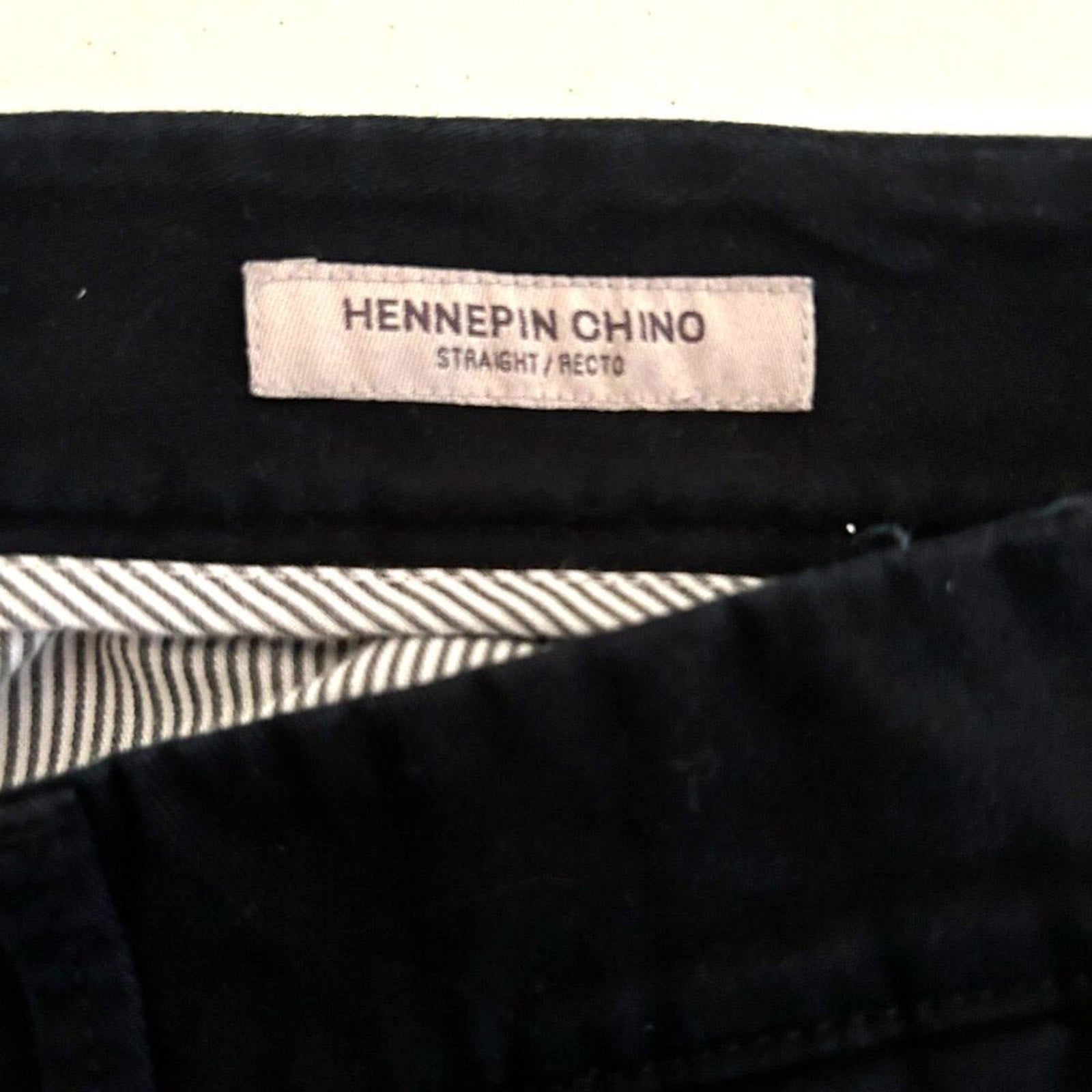 Goodfellow & Co Hennepin Chino Pants Men's 32x32 Black Flat Front