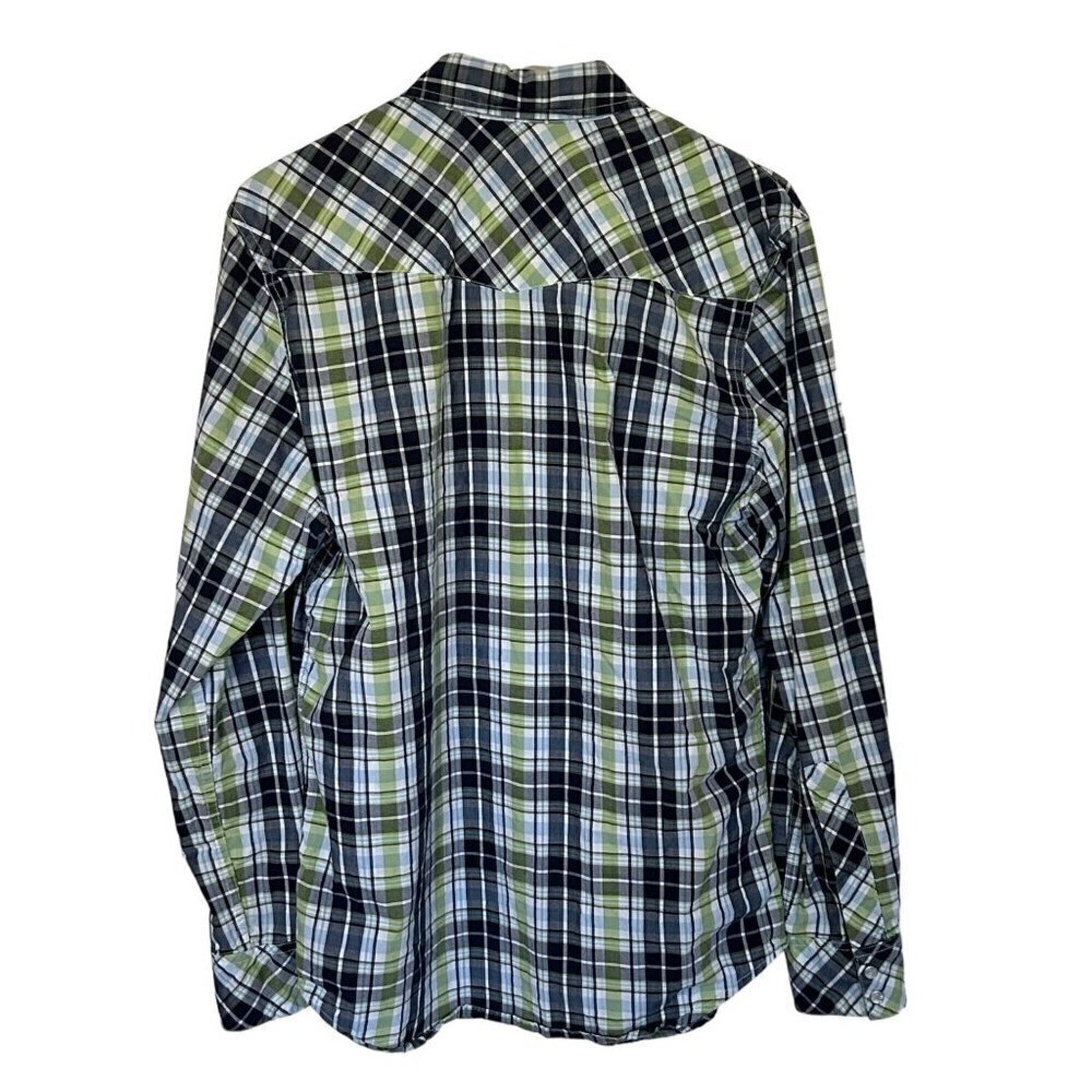 Bullhead Men's Size M Shirt Pearl Snap Western Cowboy Rodeo Lg. Sleeve #B1460