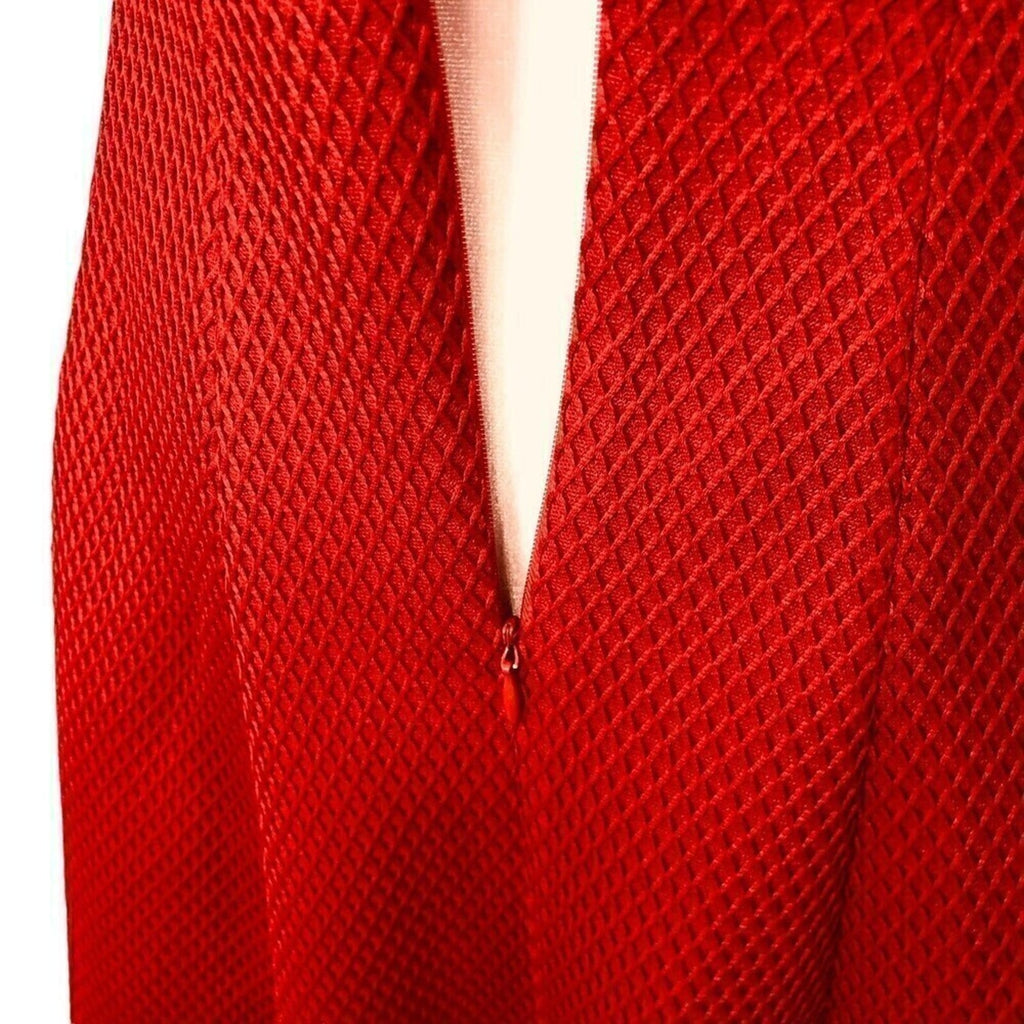 Julia Jordan red lined dress V‑neck cap sleeve size 8e