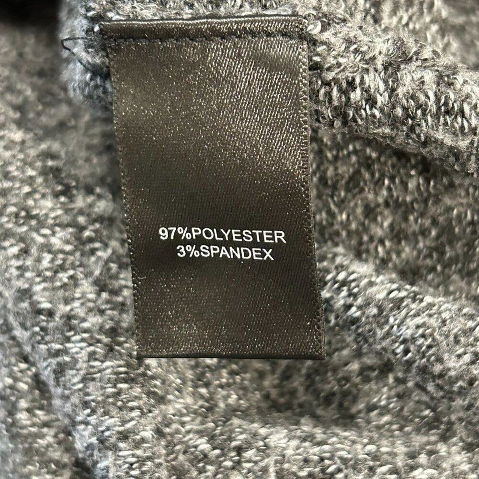 Tahari Women's Size S (Oversized) Cowl Neck Sweater, Grey, Long Sleeve #N1431