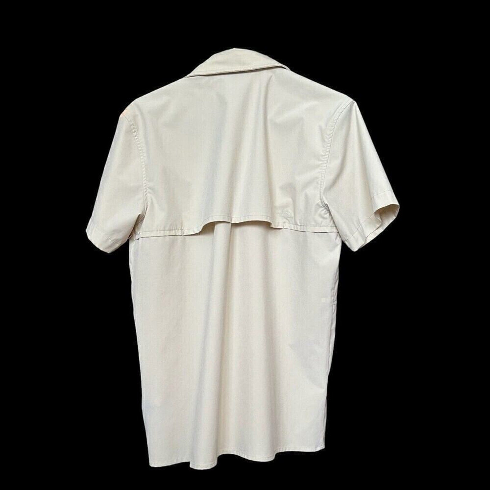 Men's The North Face Sniktau Short Sleeve Sun Shirt Vented Beige Size (S) #1140