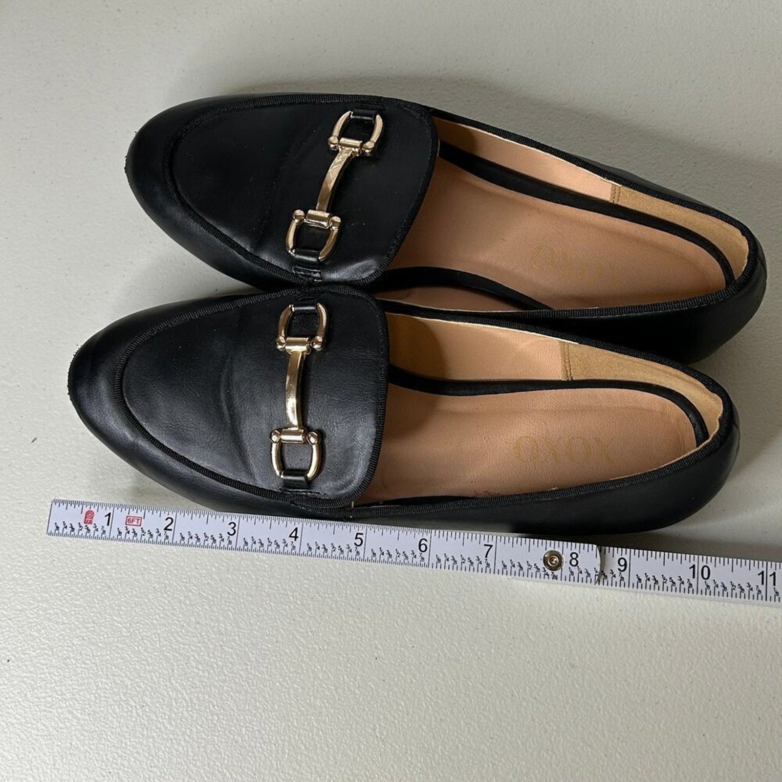 XOXO Women’s Casual Flats Loafers — Size 9 (US), Black #S-7