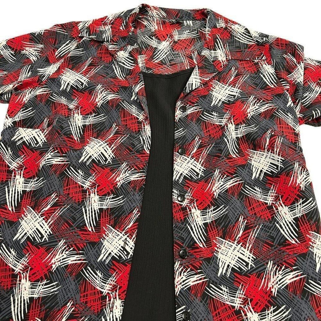 R.T. Fashions Women's Blouse/Camisole Combo Size 1X Polyester #BH