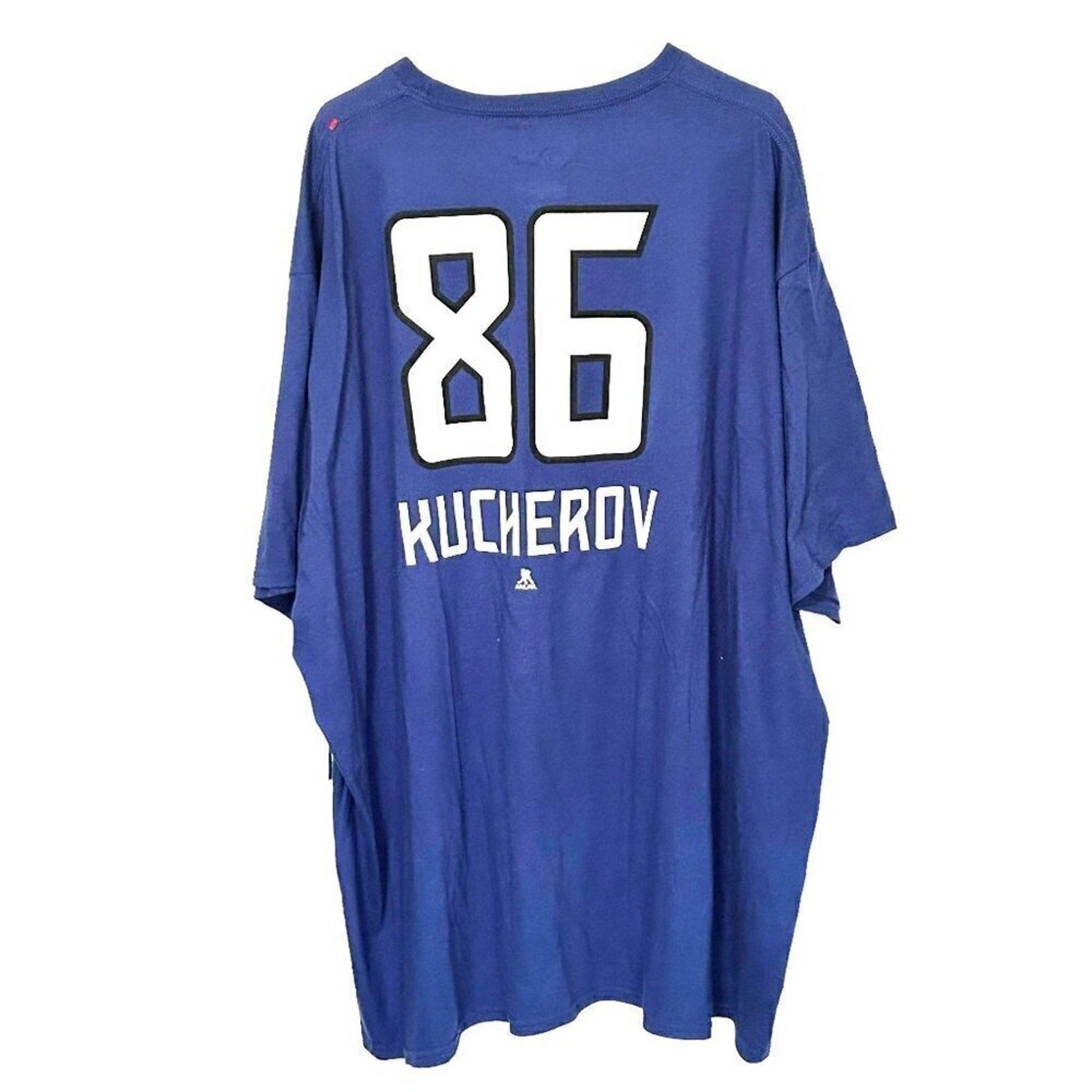 Hockey Tampa Bay Lightning Kucherov Men's T-Shirt Size 5X NWT 2021 Champions