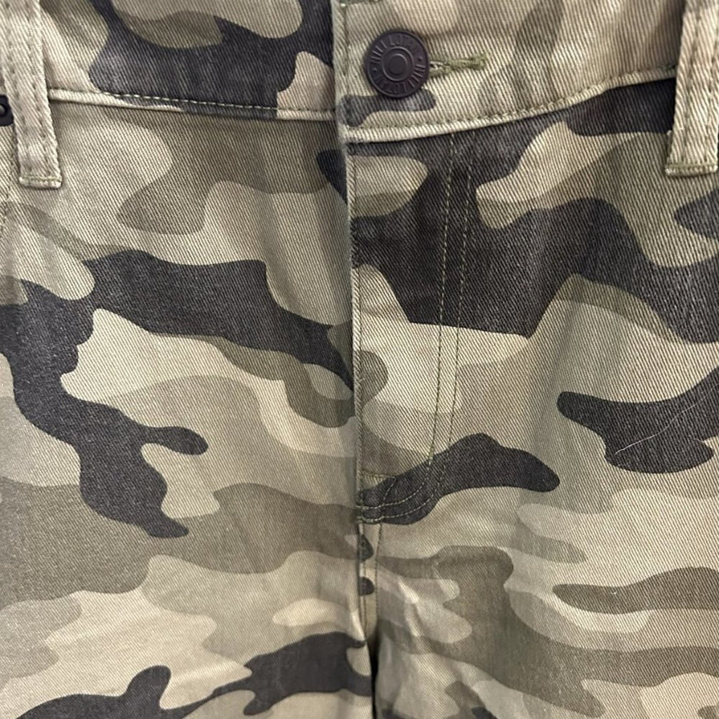 NILI Lotan Green Women's Green Camo Print Jeans Size 14 Hi-Rise #L1380