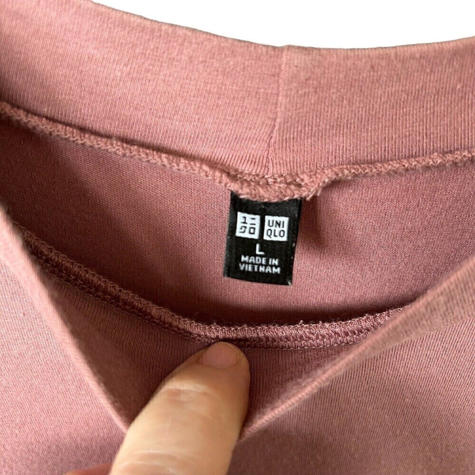 Women’s Basic Sleeveless Casual Dress – Soft Stretch Cotton in Mauve Pink, Size L