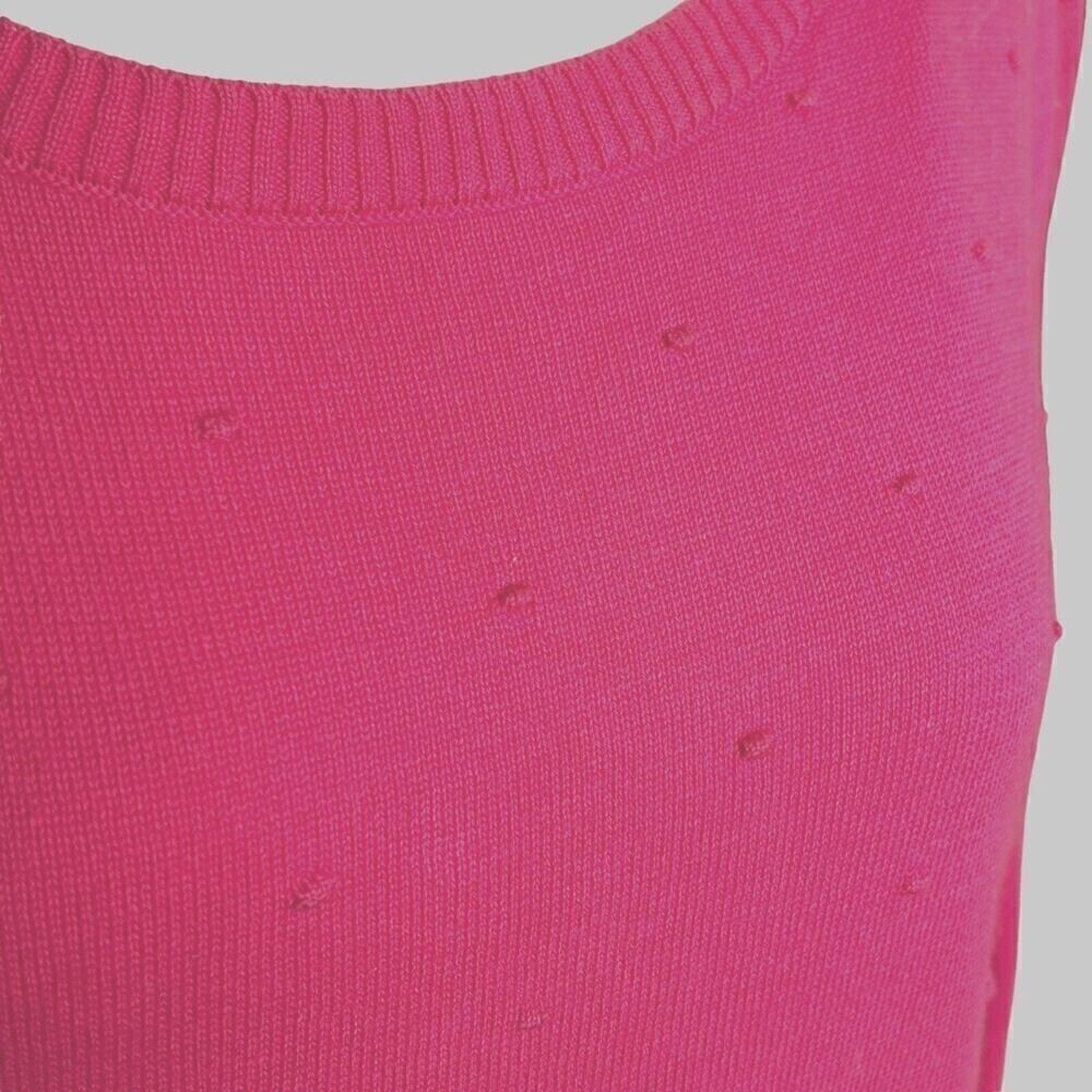 Talbots Women's Sweater, Size M, Pink Rose Bud Barbiecore, Barbie Fan #1289