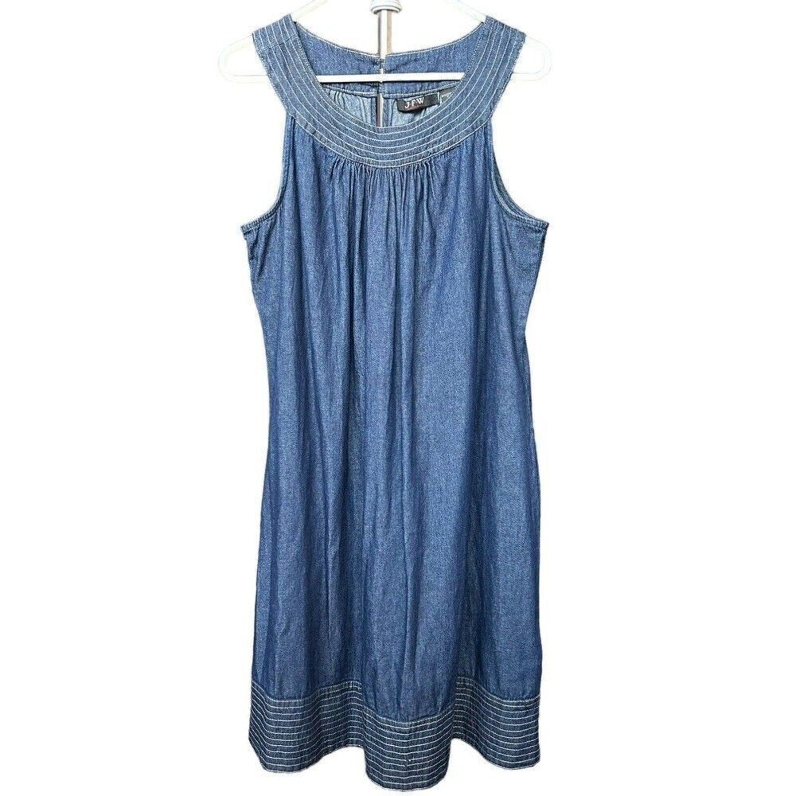 JFW women’s denim dress size 16 boho casual relaxed fit #G1253