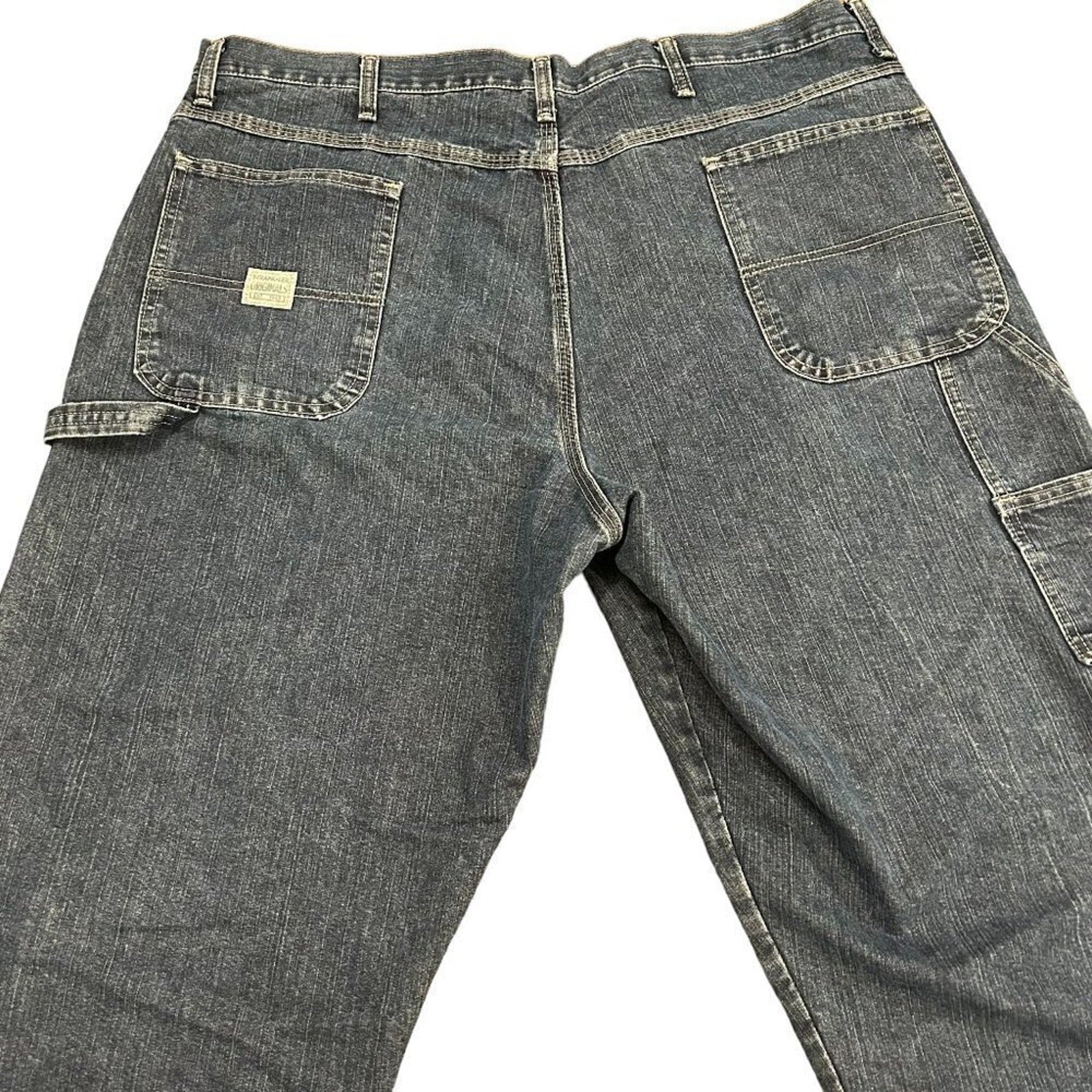 Wrangler Originals Womens, Mens Work Denim Jeans Size 42 Carpenter Plus #1383