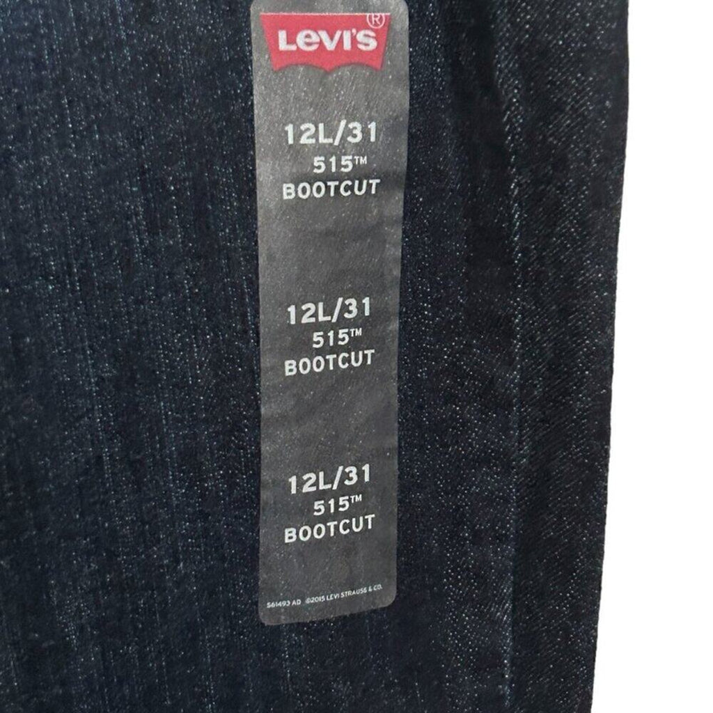 Levi's 515 Boot Cut Jeans Women's Size 34 x 31 Mid Rise Med. Blue NWT