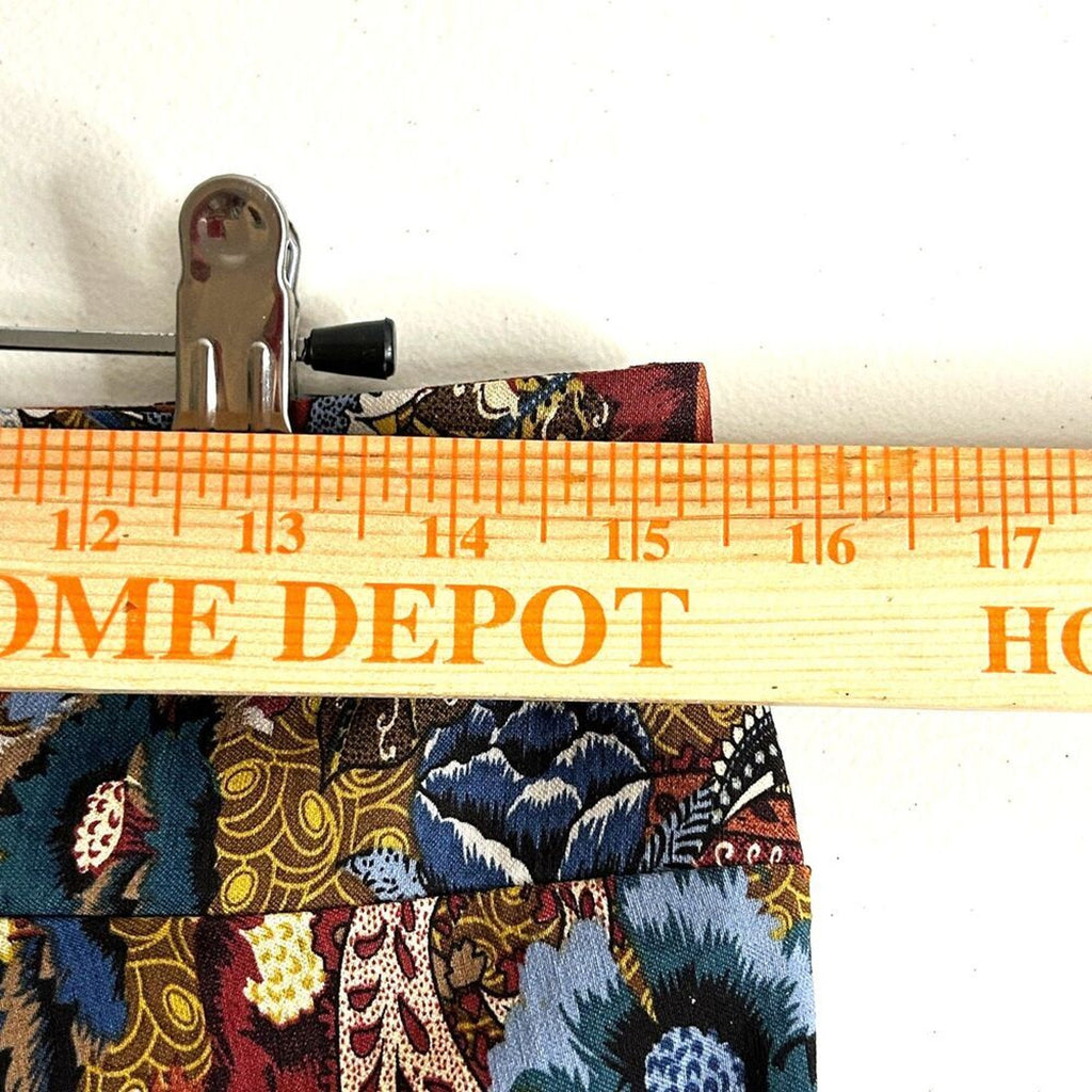 Jules & Leopold Women's Print Pants Size L Paisley Floral Made in Canada #M-1638