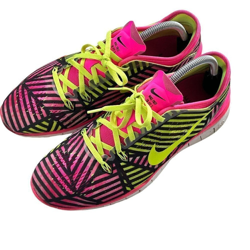 Nike Free TR Fit Athletic Shoes — Women’s Size 10, Pink Pow/Volt/Black #1527