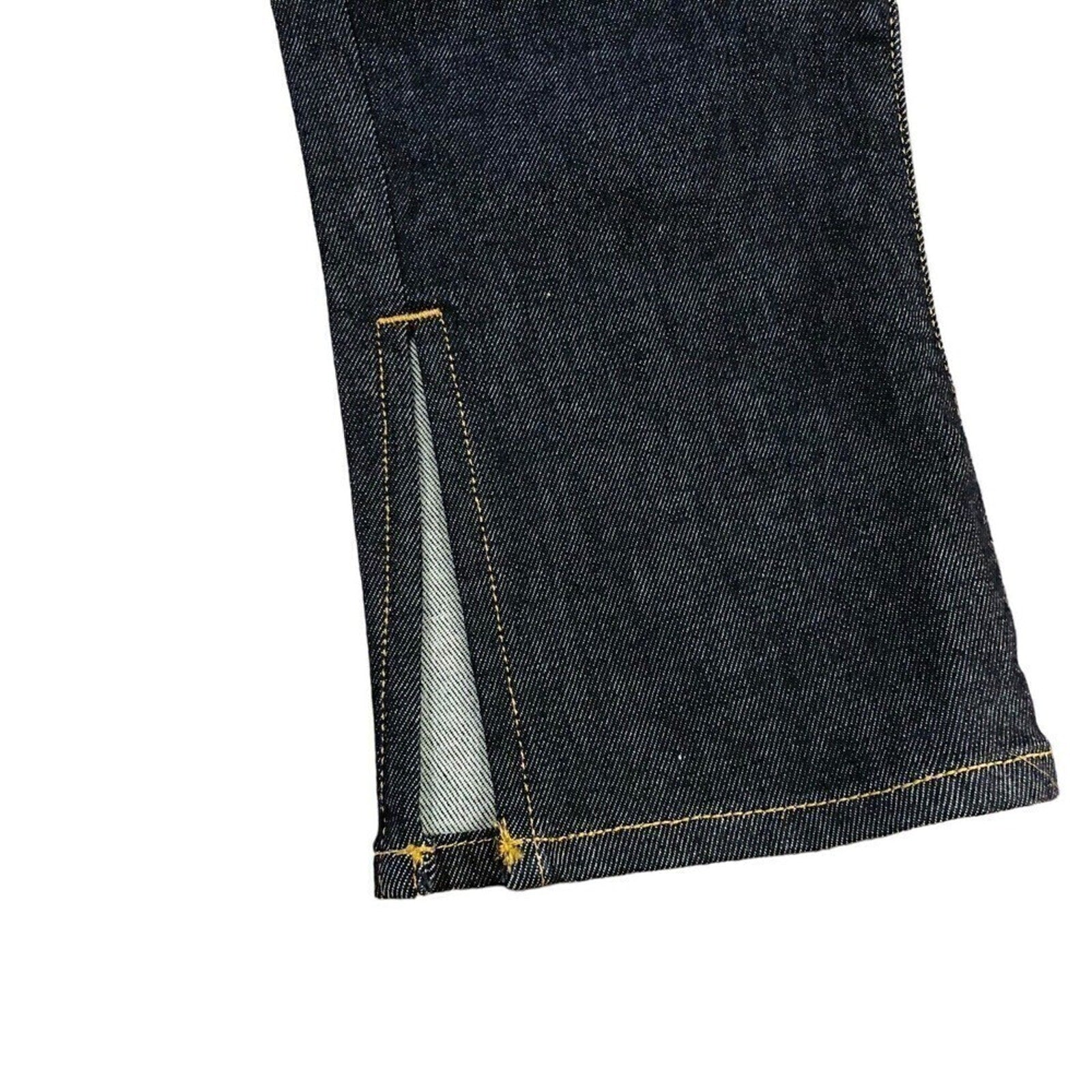 EVERLANE Jeans Womens The Hi-Rise Split Hem Organic Cotton Blue Size 29 #1072