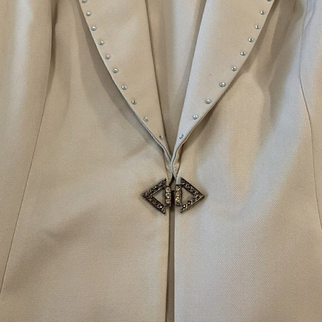 Women's Blazer "Capri" - Size 12 - Champagne w/Camisole Attachment - NEW #BH