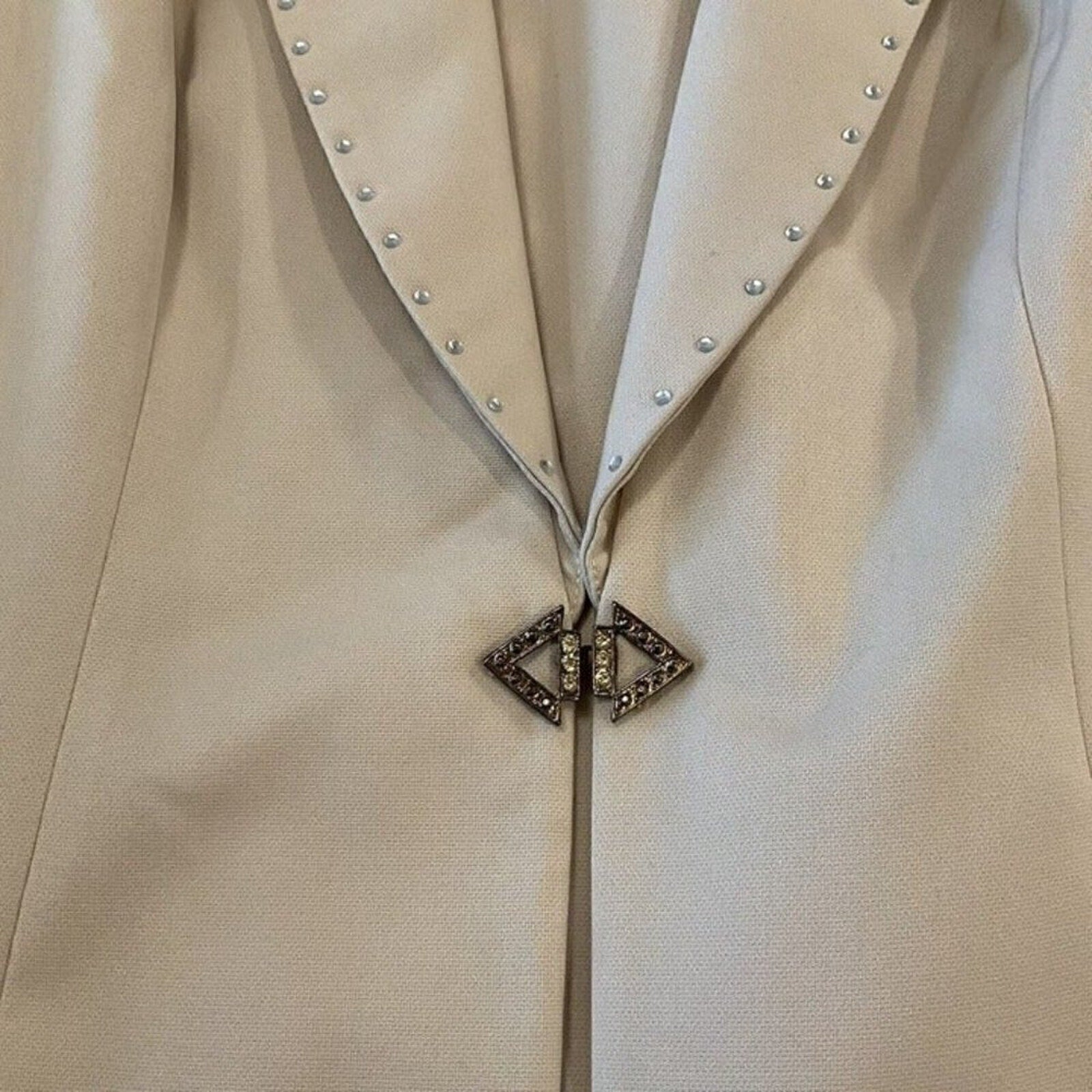 Women's Blazer "Capri" - Size 12 - Champagne w/Camisole Attachment - NEW #BH