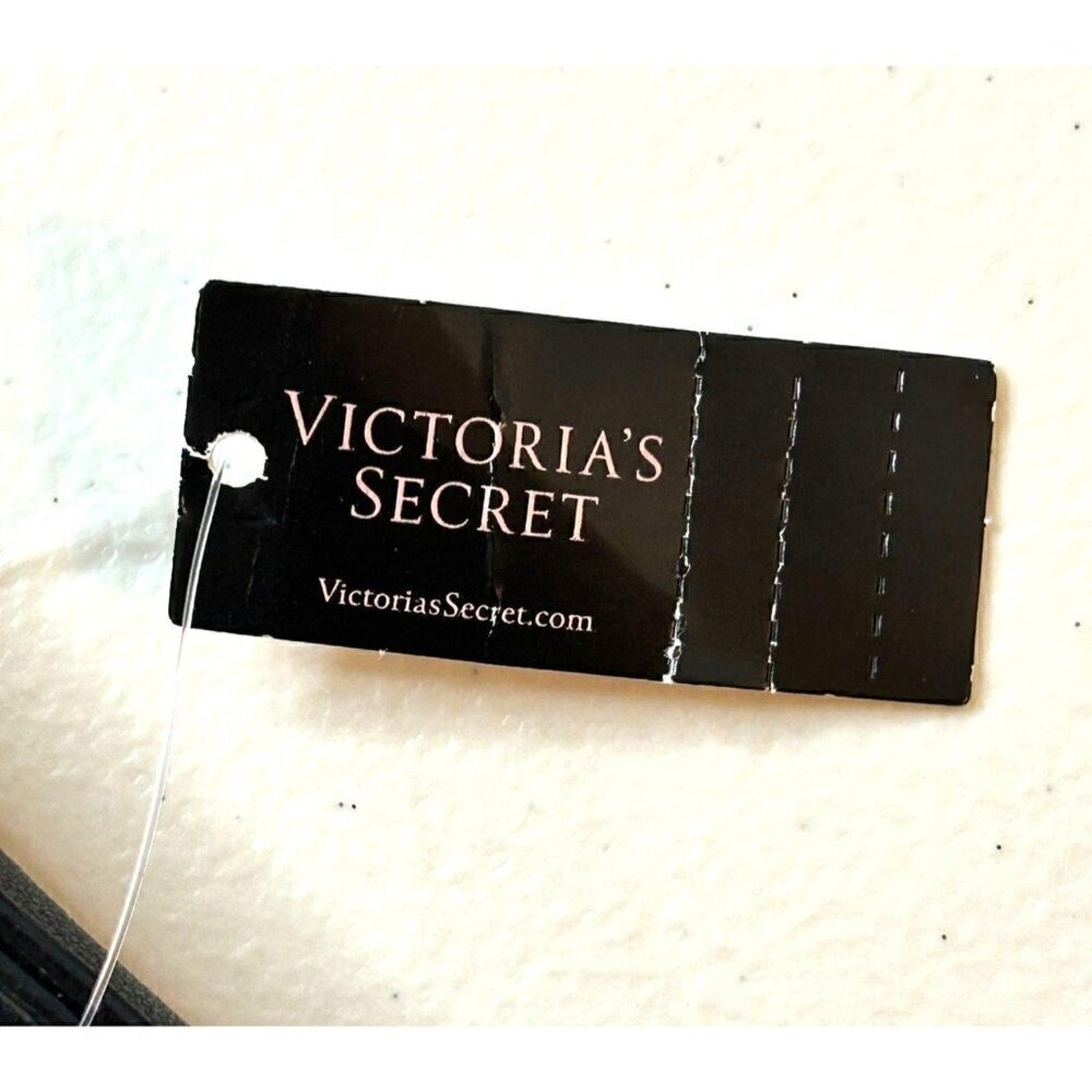 Victoria's Secret Tote Bag Red Black Pattern Design NWT 15"x11"x6" #CR