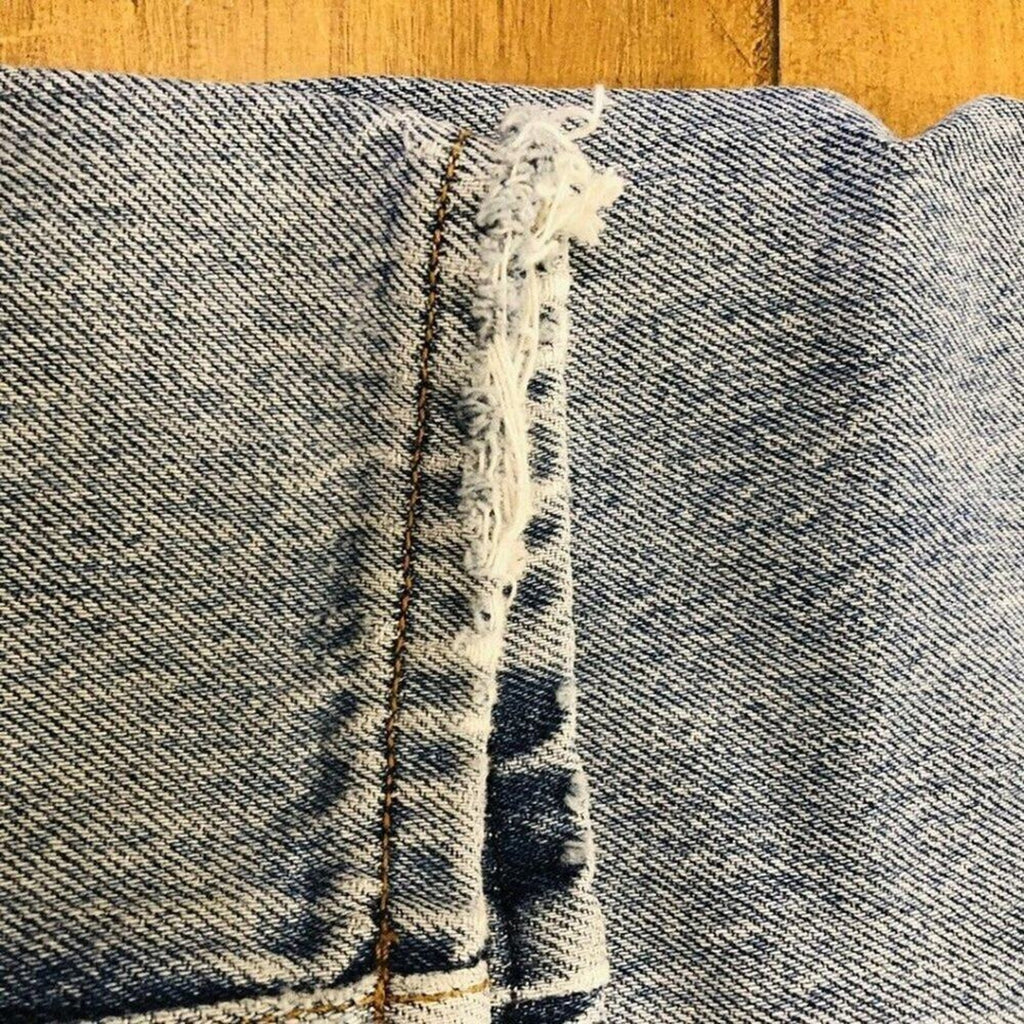 Savane Men's Jeans, Blue Relaxed Fit, Size 36" x 30", Distressed, Faded Style