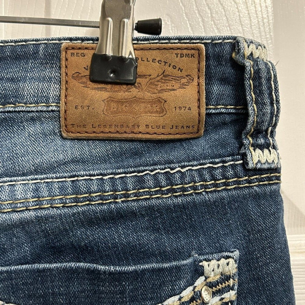 Big Star Women's Jeans Size 26 Straight Leg Mid Blue Wash