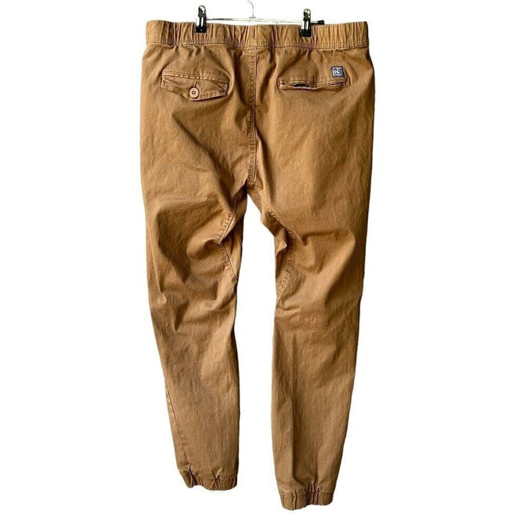 South Pole Flex Men's Casual Pull-on Stretch Drawstring Brown Jogger #J3-1483