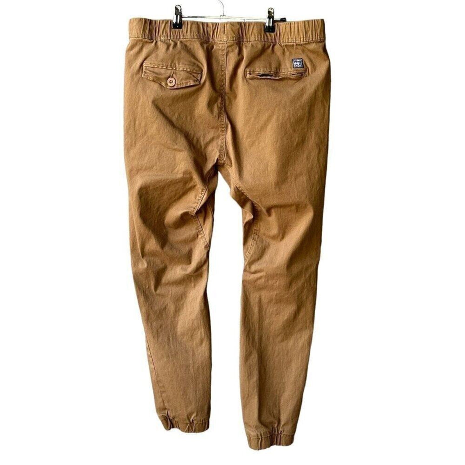 South Pole Flex Men's Casual Pull-on Stretch Drawstring Brown Jogger #J3-1483