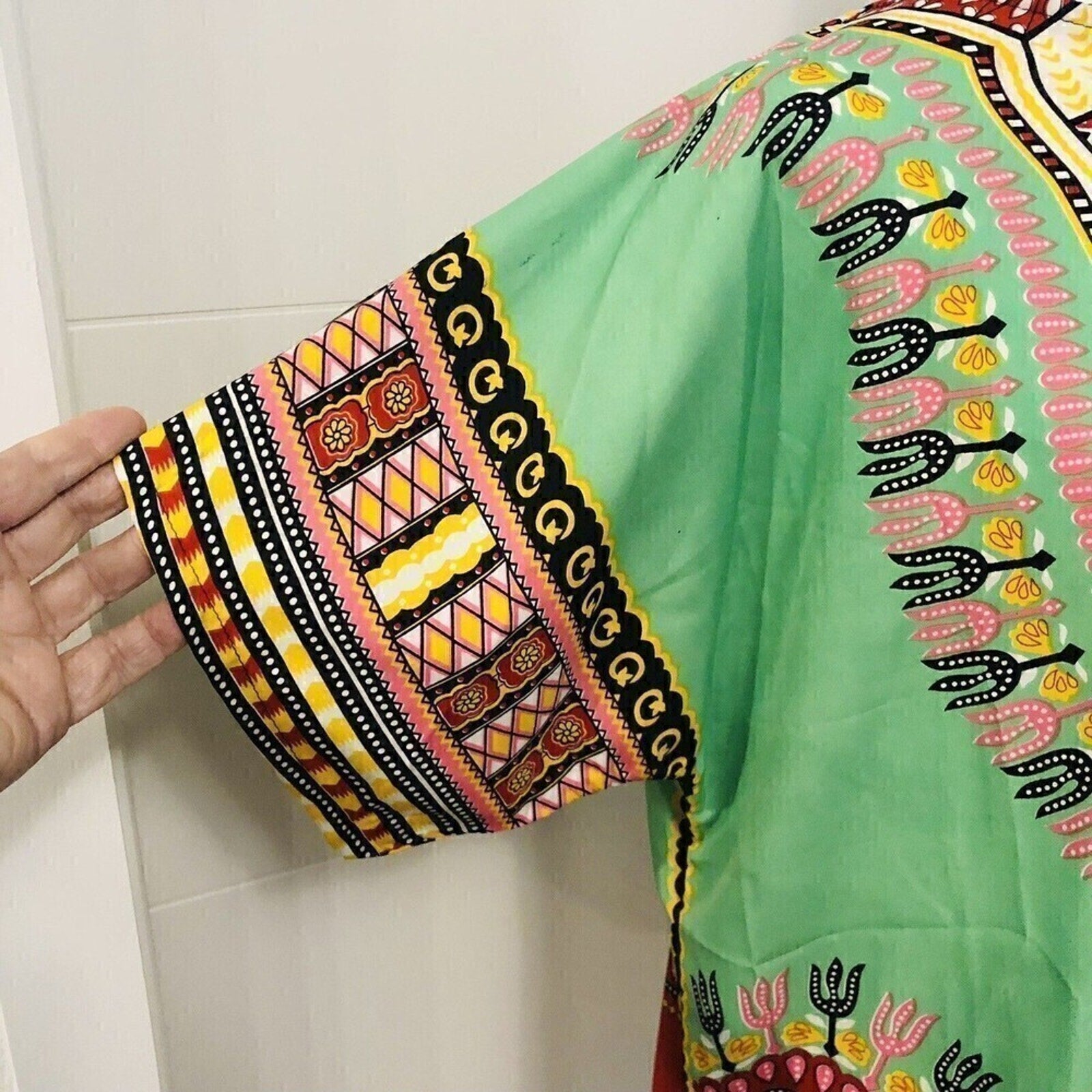 Women's Tunic Top, African Tribal, Blouse Size (M) Blouse (See Photos)