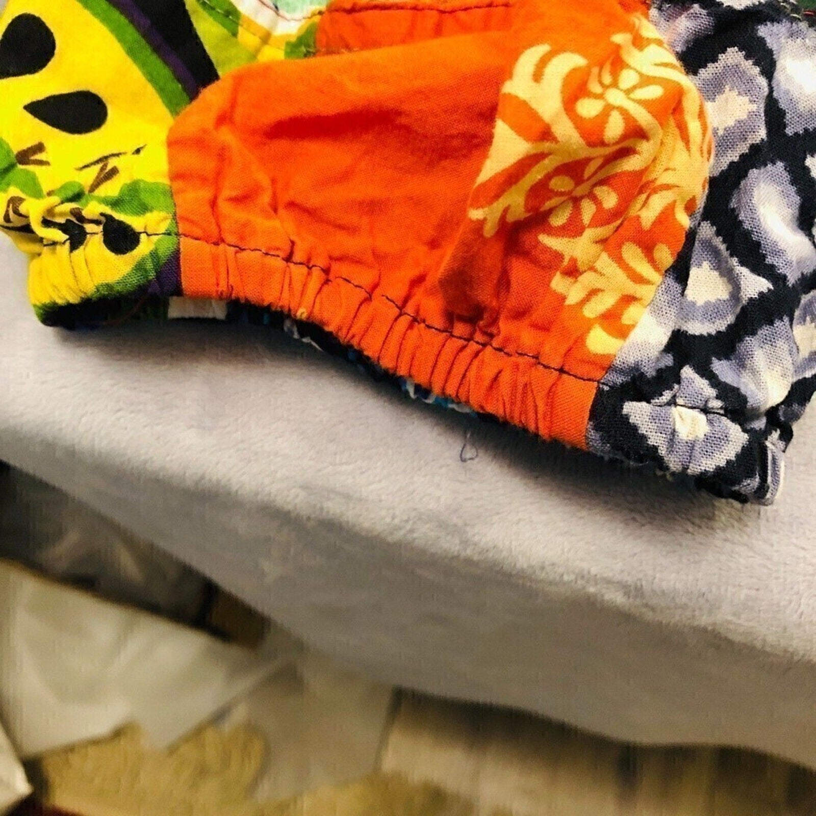 Jumpsuit Sleeveless for Women, Sz. S/M Blowsy Legs, Stretch Top, Multicolor Boho