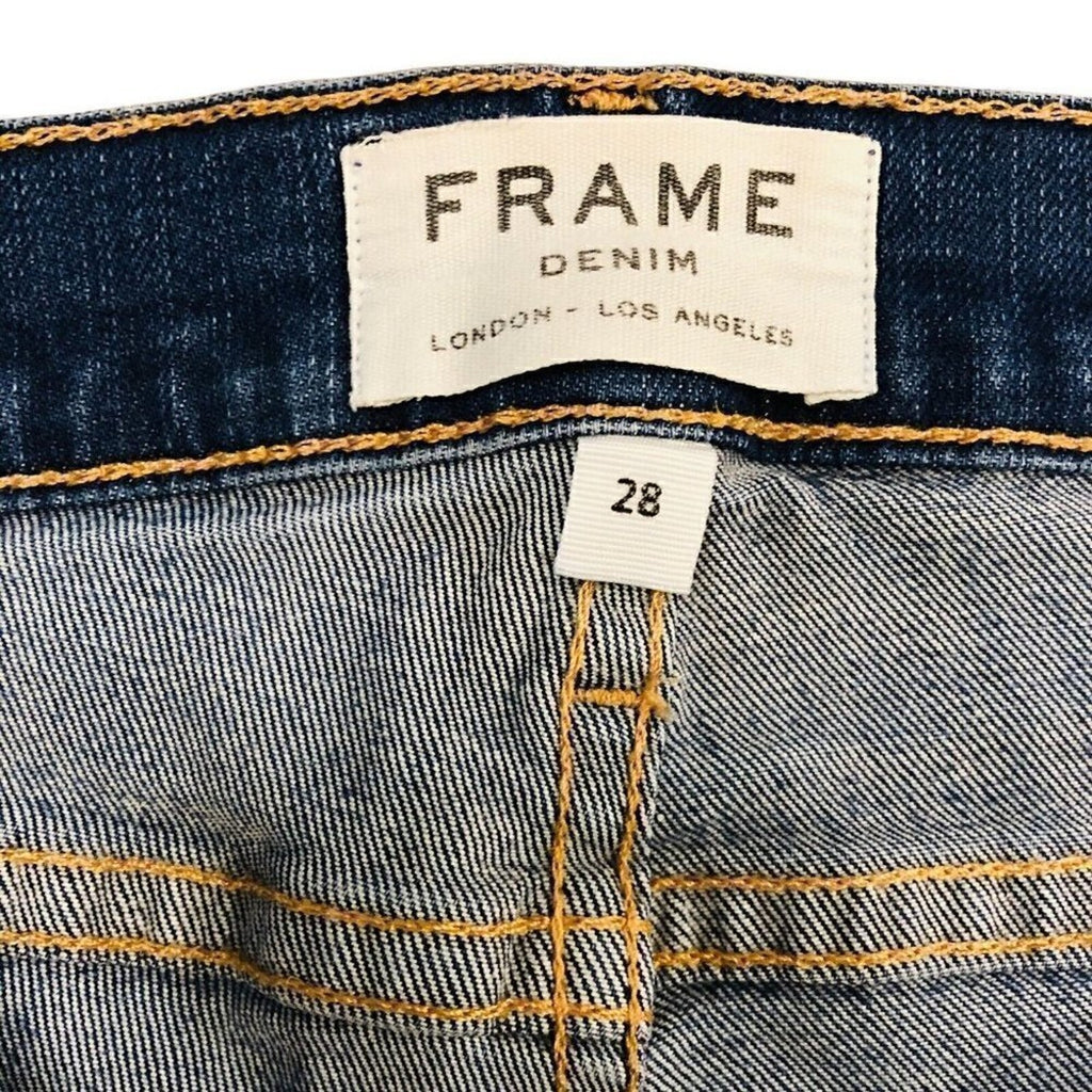 Frame Denim Jeans Le Skinny De Jeanne Womens Size 28 Mid Rise Made in USA #1079