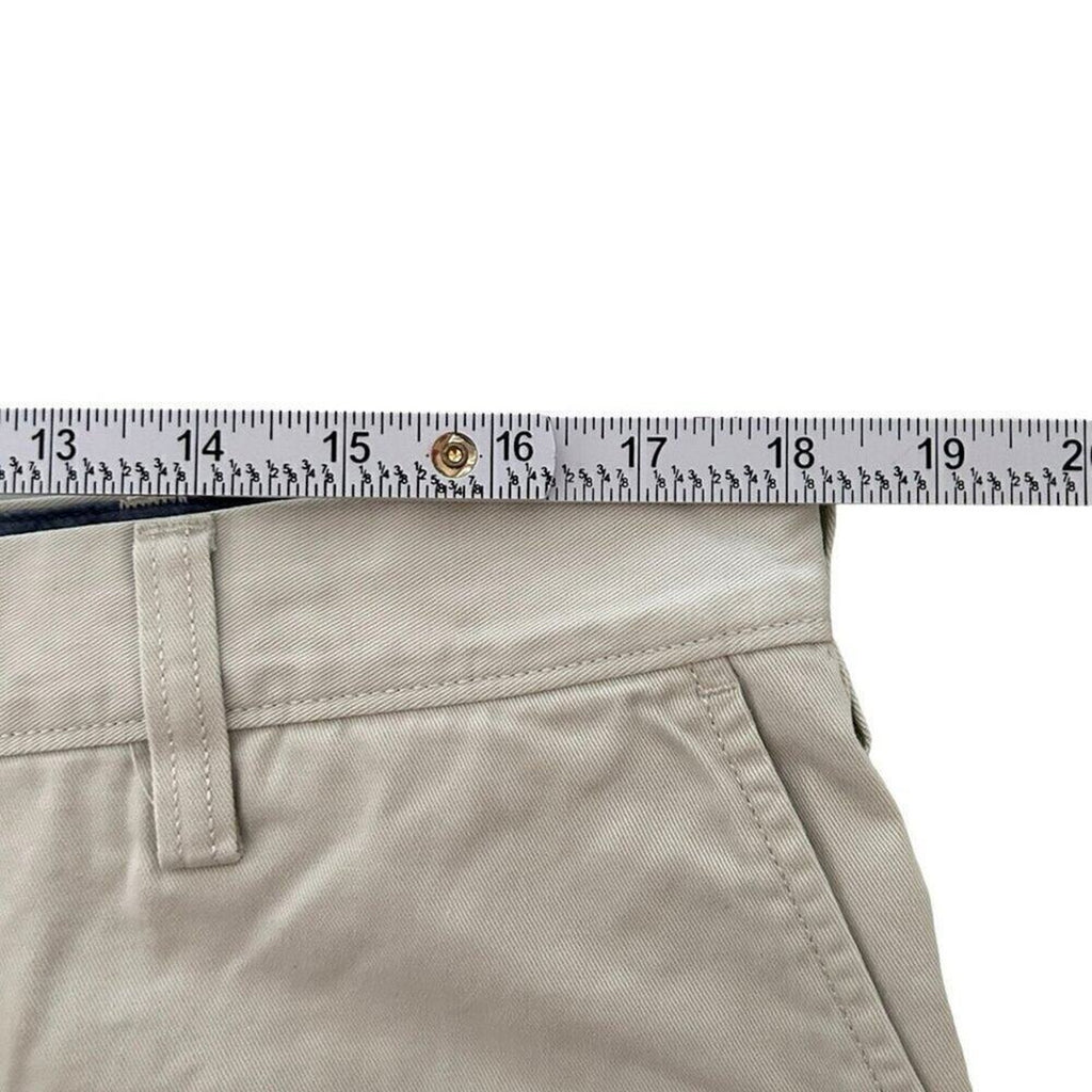 Nautica Deck Shorts Men's Size 36 Hi Rise Khaki Cotton Wide Comfort #A1571