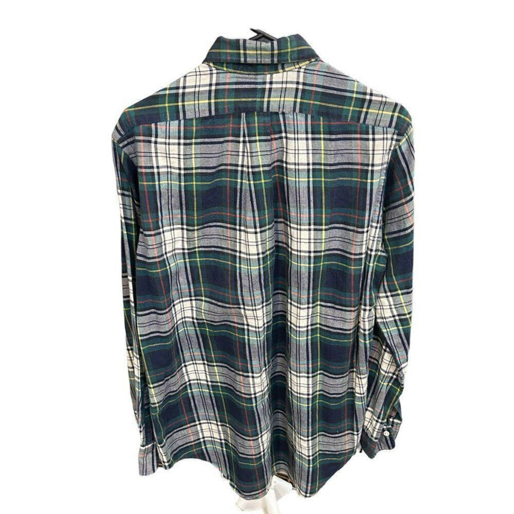Ralph Lauren Men's Size Small Shirt Classic Fit Plaid Flannel Button Down #M1363