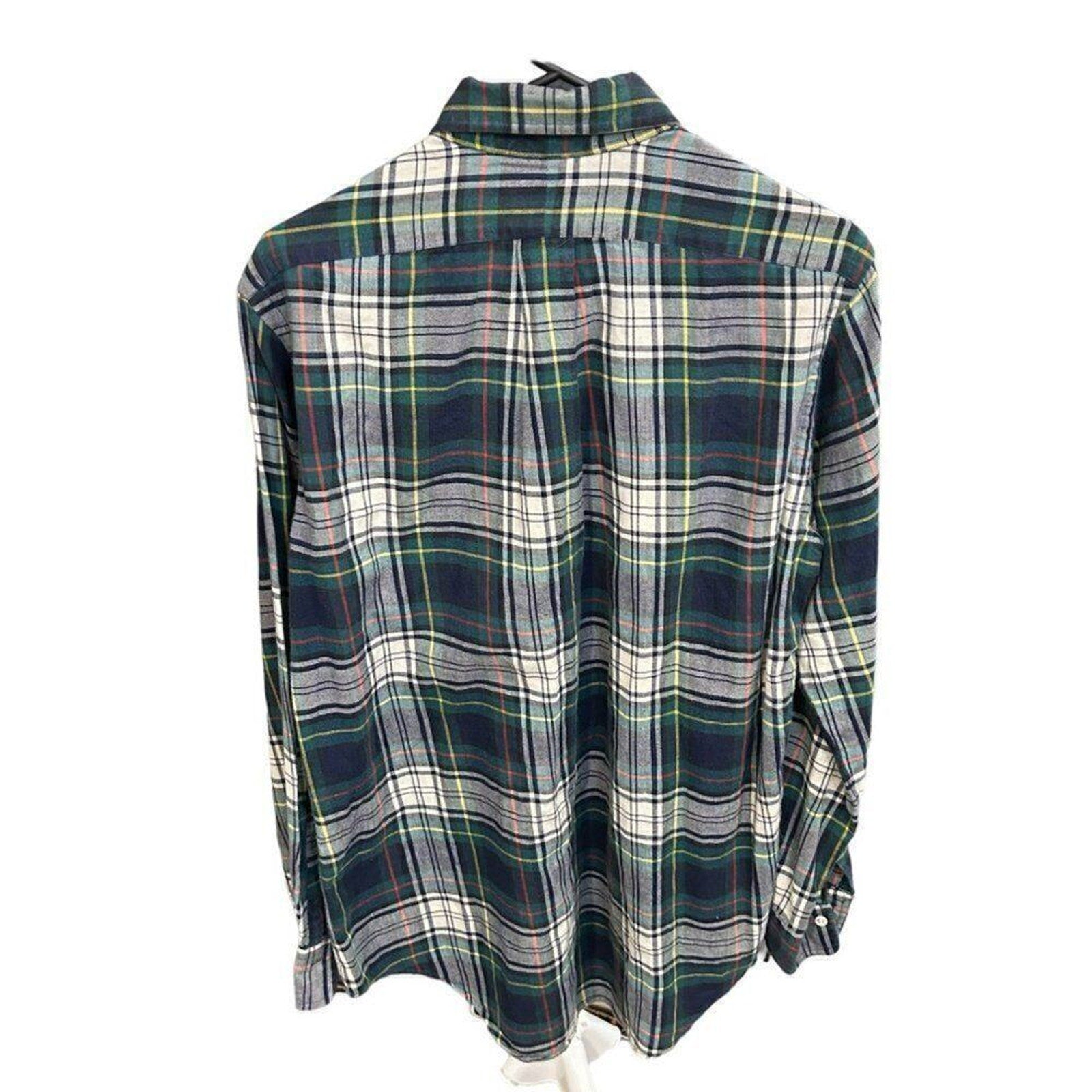 Ralph Lauren Men's Size Small Shirt Classic Fit Plaid Flannel Button Down #M1363