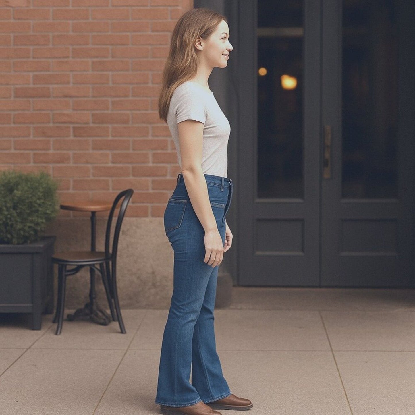Vervet Wide Flare Women's Blue Jeans Leg Flare 12" Size 25 #J4-1580