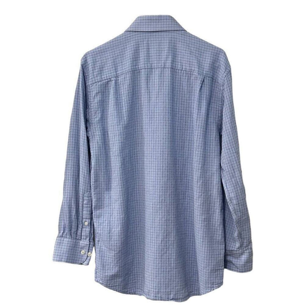 Tattersall of London Men's Shirt, Size 16 100% Heavy Cotton Button Up #N1404