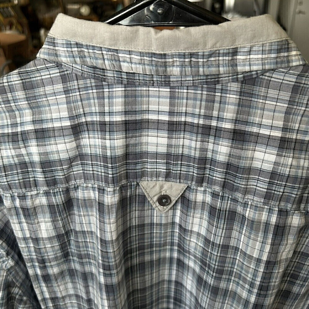 Buffalo David Bitton Men's Button Up Plaid Shirt Size XL Slim Fit #H1309