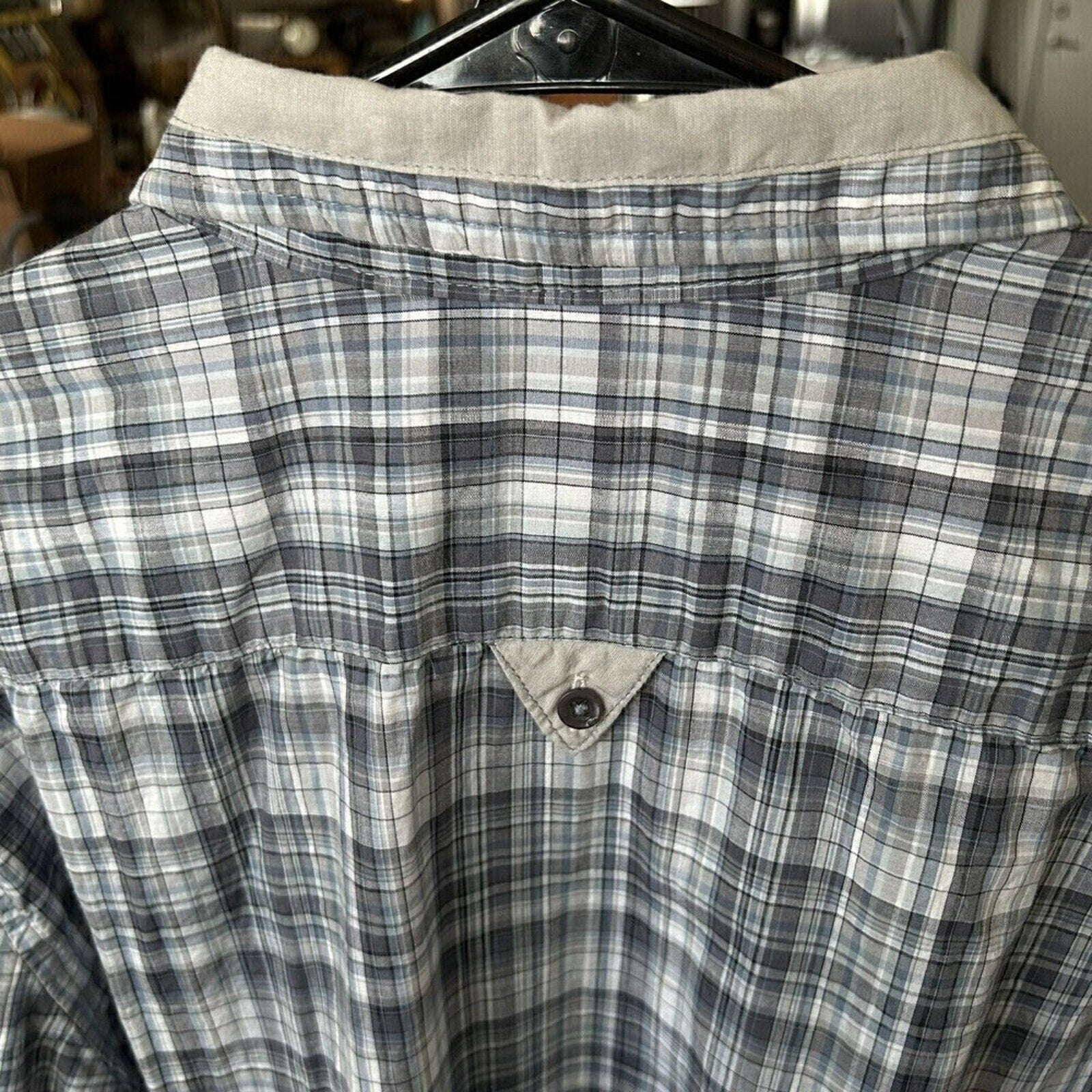 Buffalo David Bitton Men's Button Up Plaid Shirt Size XL Slim Fit #H1309