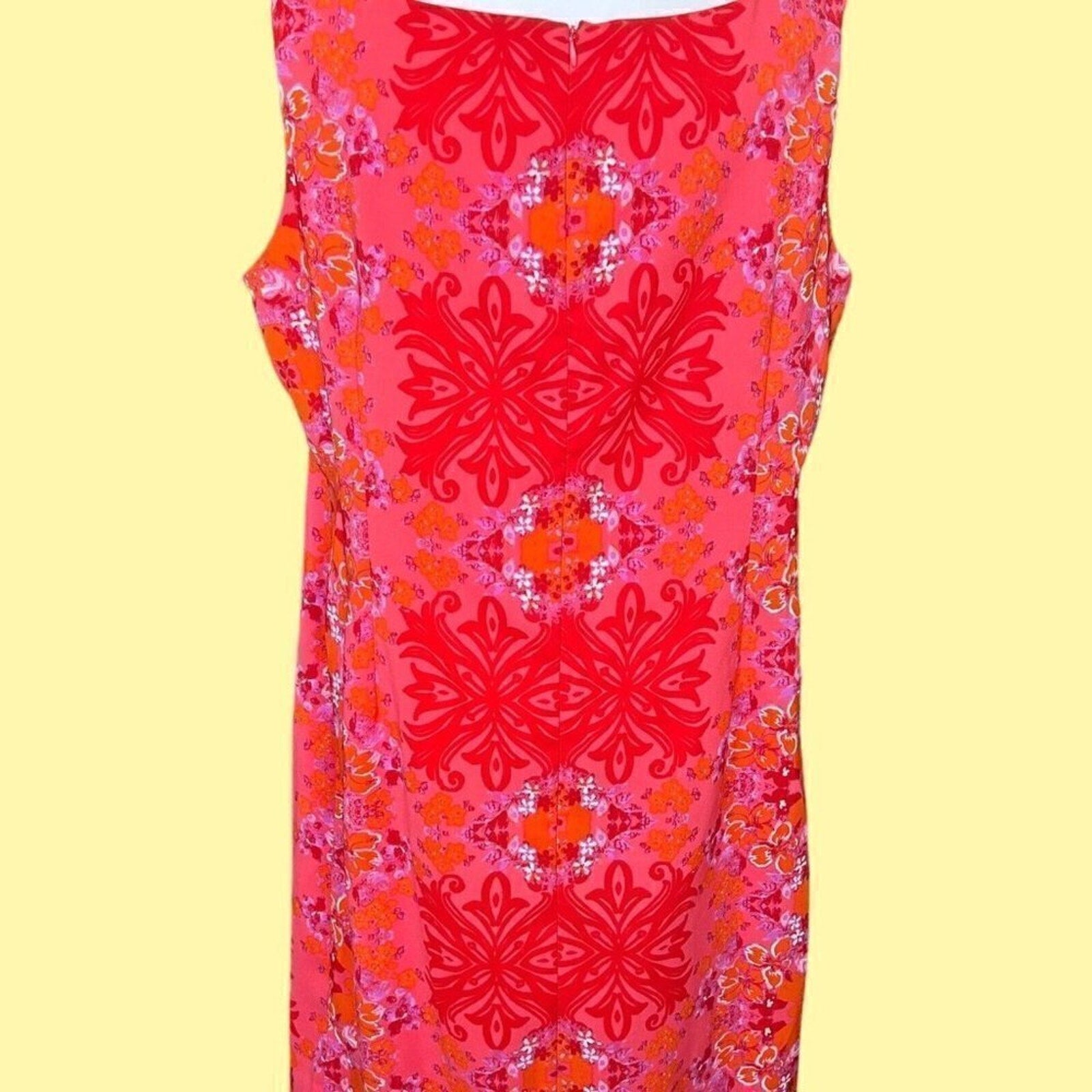 Danny and Nicole multicolor floral shift dress size 16W #H