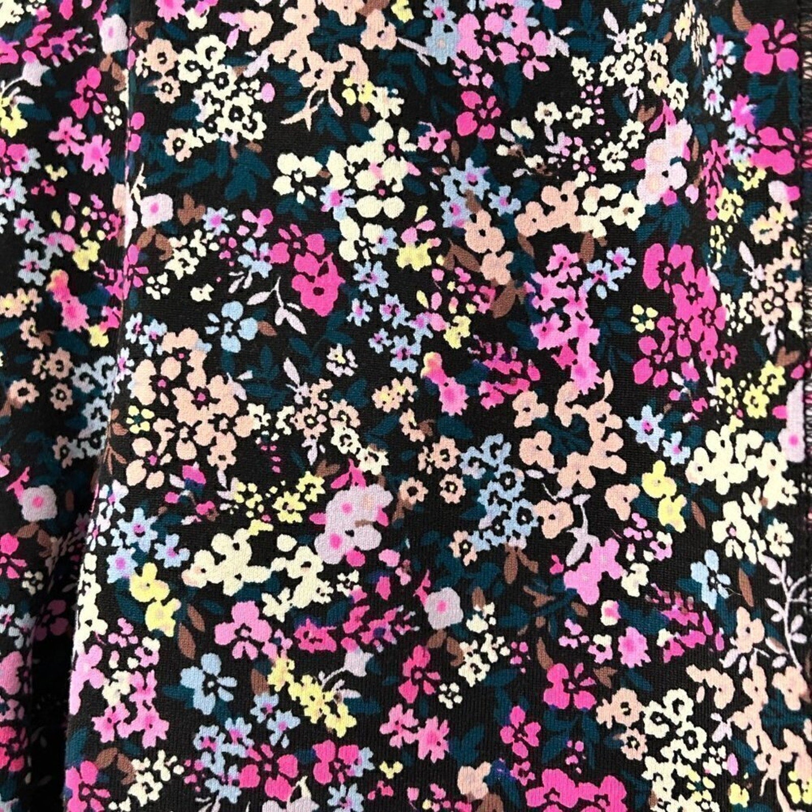 Victoria Secret Womens Pink Ultimate Leggings Size S/P Stretch Floral #N1406