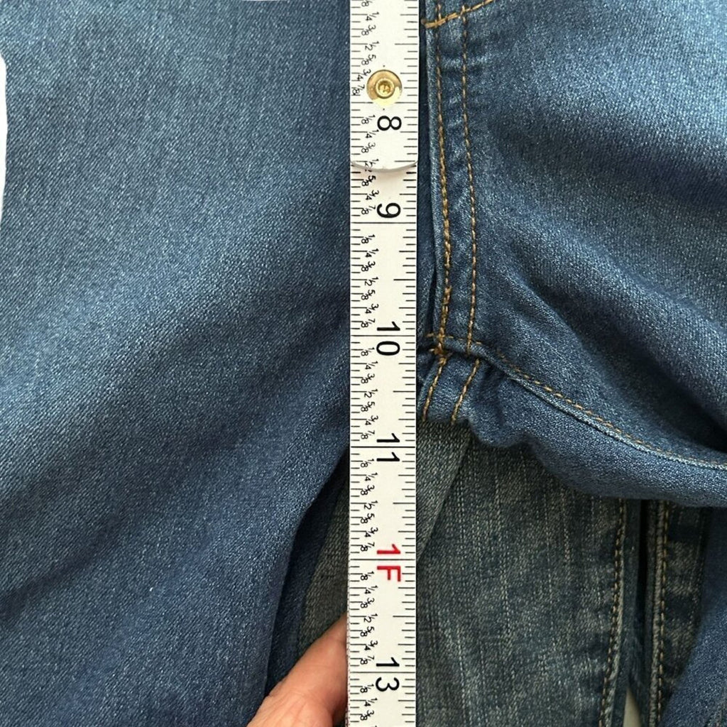 Dior Carter Women's Bell 15" Bottom Flare Distressed Jeans, Size 25 #J4-1581