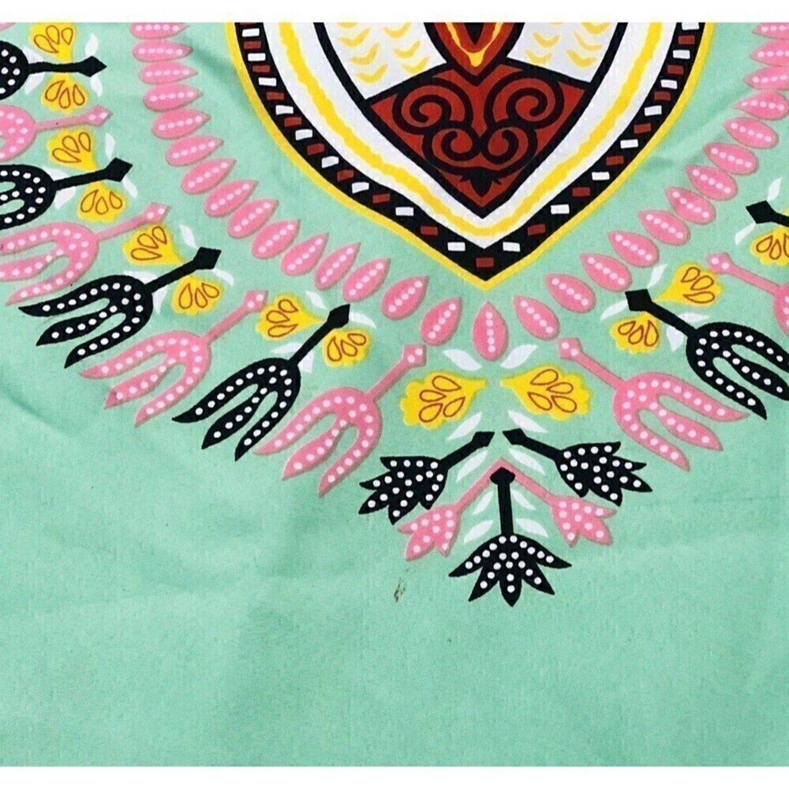 Women's Tunic Top, African Tribal, Blouse Size (M) Blouse (See Photos)