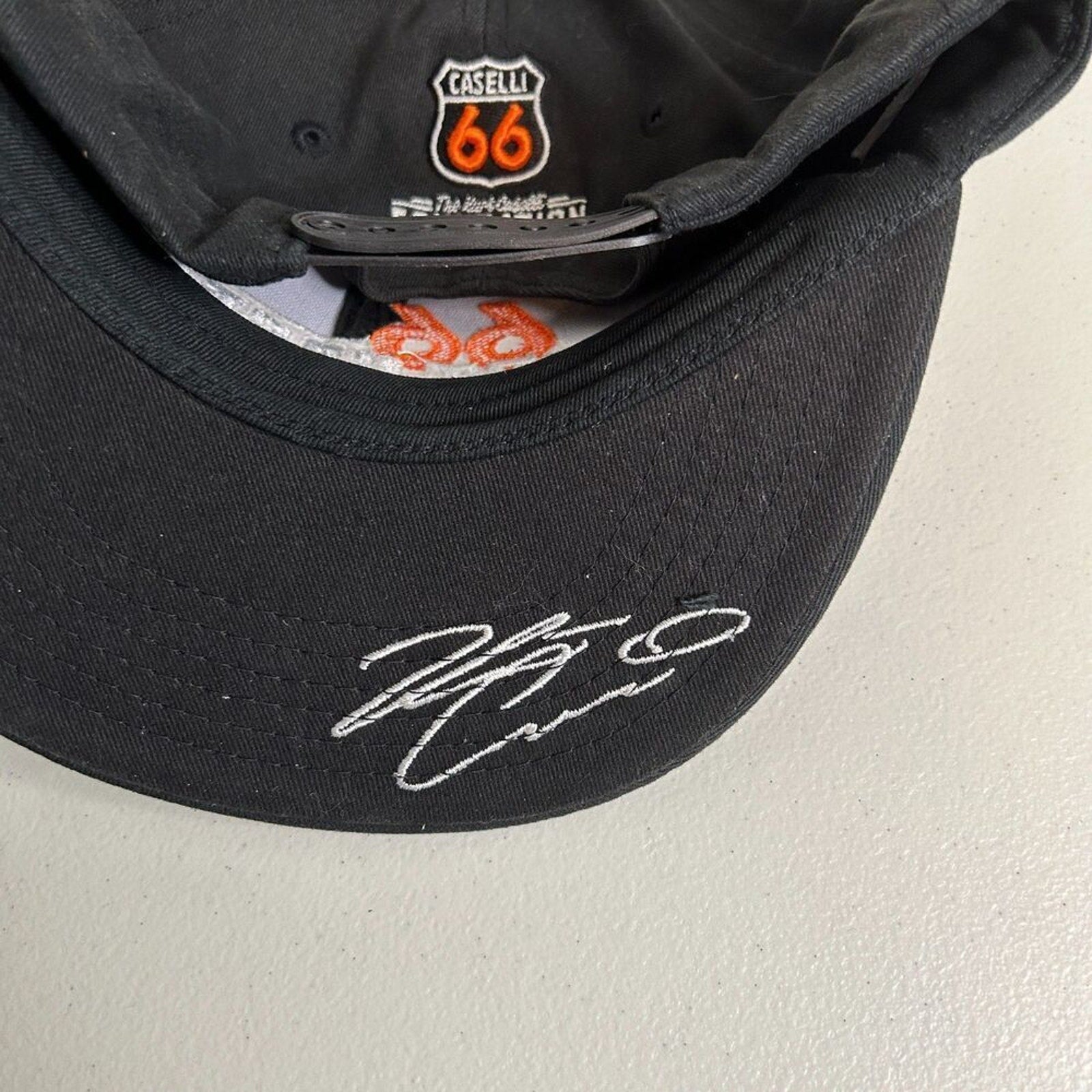 Kurt Caselli 1983 - 2013 #66 Memorial Hat Black - Motorcycle Racer - Ball Cap