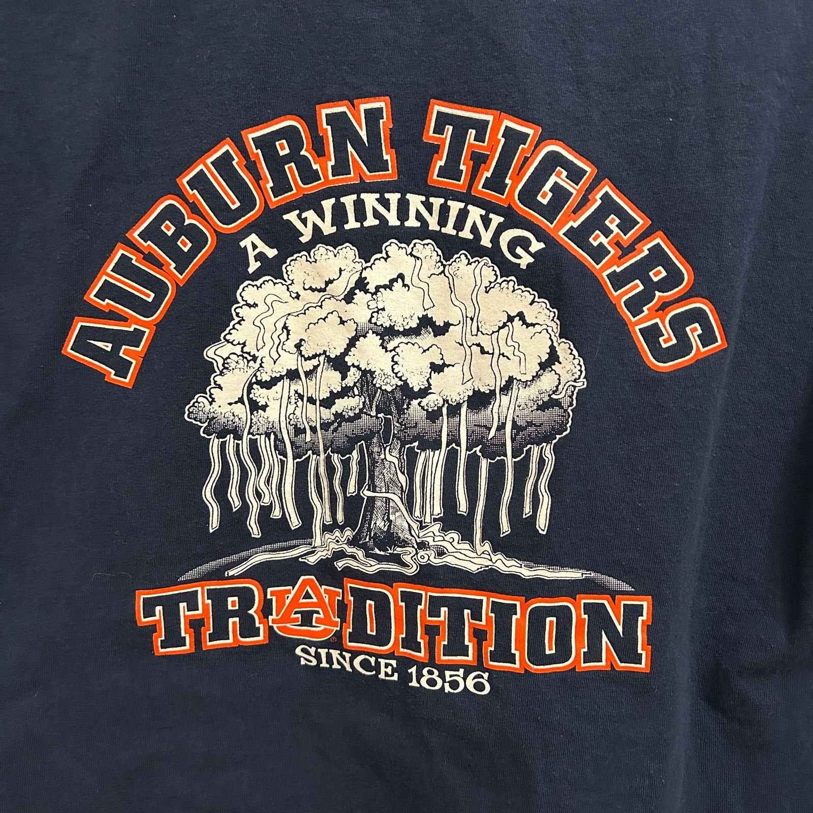Auburn Tigers Navy Tee – Tradition Since 1856 (Size L)
