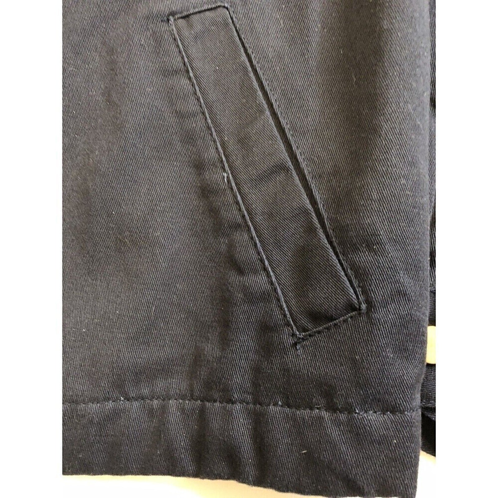 Wolf Seventy Seven Women's Sz. (S) Embroidered Black Denim Jacket