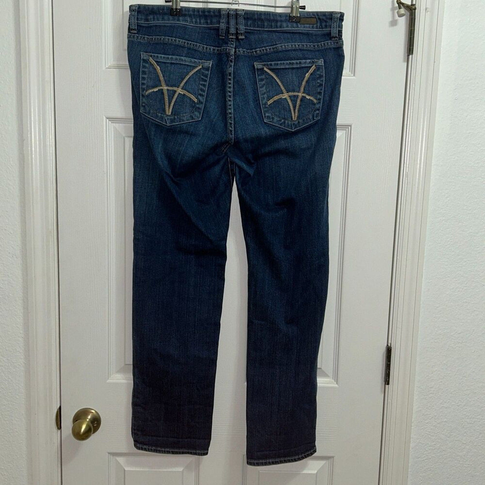 Kut from the Kloth Jeans Women's Sz 12 Katherine Boyfriend Dark Wash Stretch