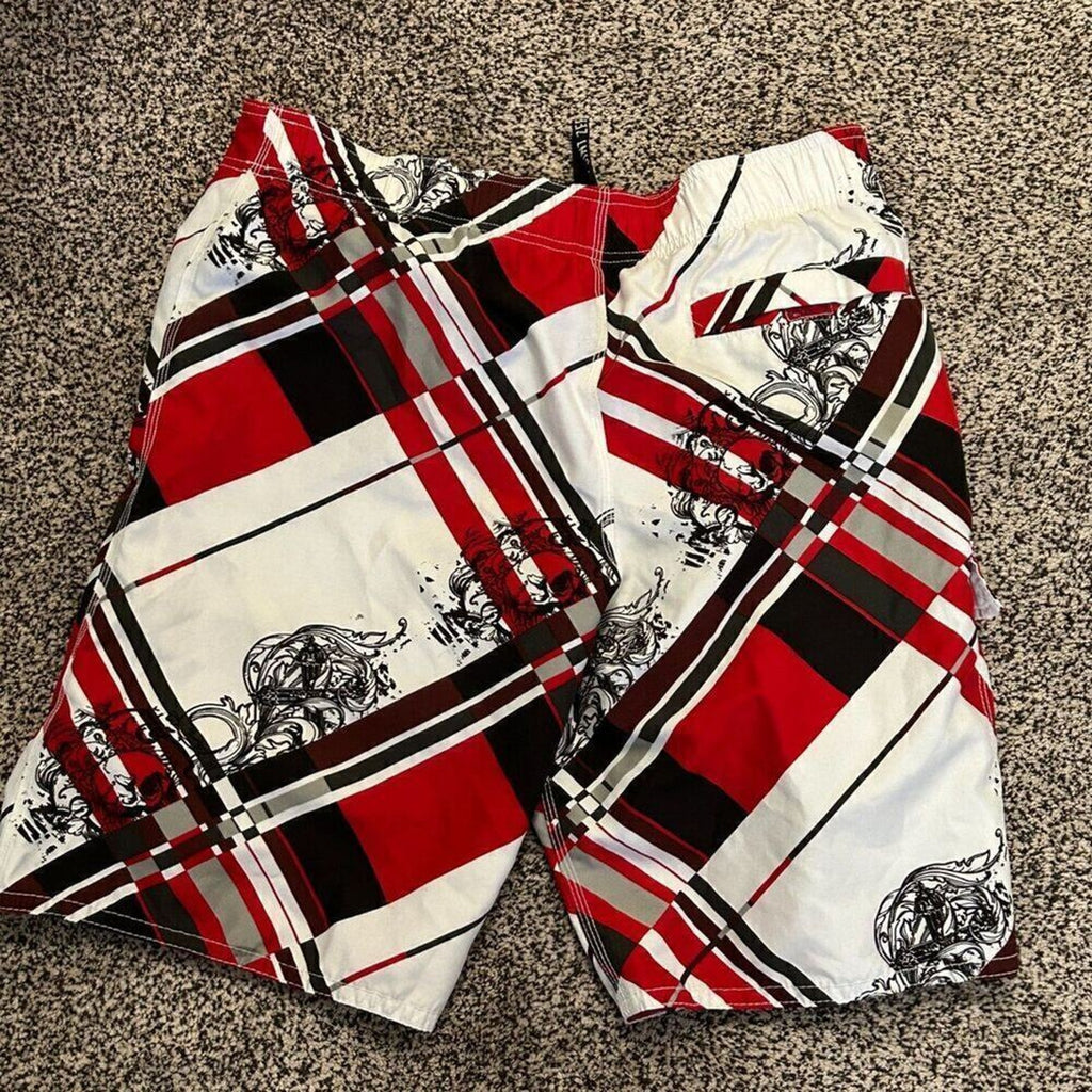 Point Zero Long Board Shorts Size M Trunks Beach Swim Surf Casual Play #A-1599