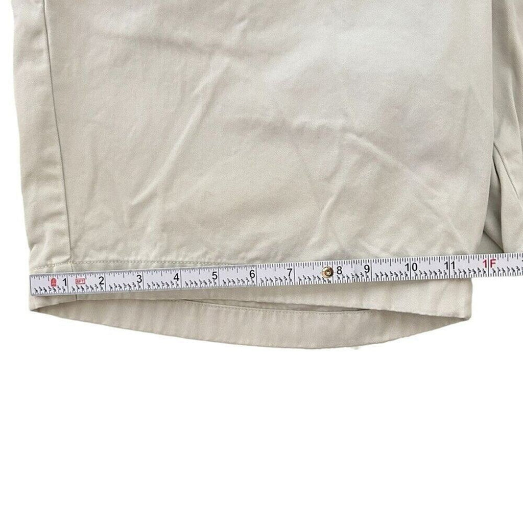 Nautica Deck Shorts Men's Size 36 Hi Rise Khaki Cotton Wide Comfort #A1571