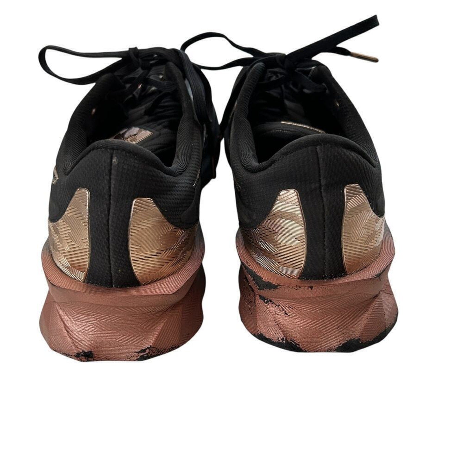 ASICS Women’s Novablast Black Rose Gold Running Shoes — Size 9.5 (US)