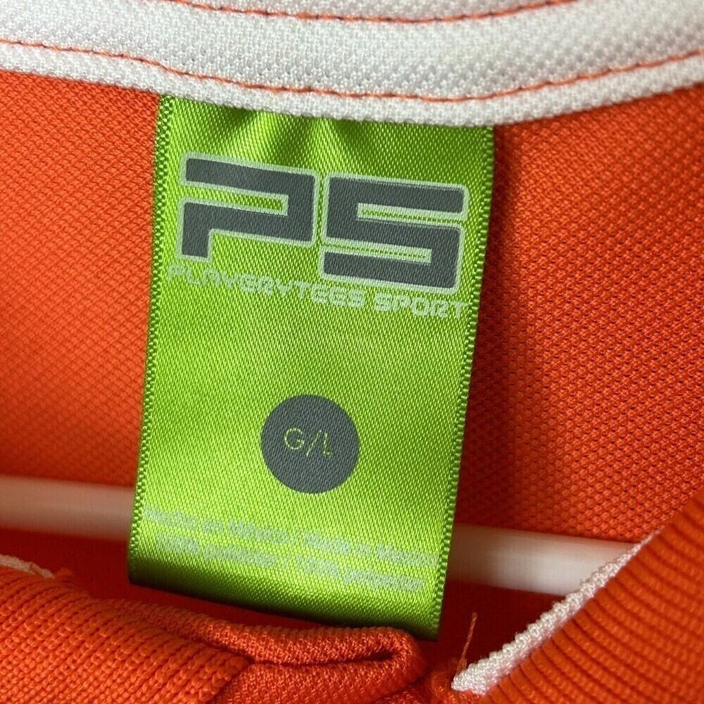 Playerytees Sport PS Men's Shirt Short Sleeve, Clemson Orange  Sz. L #A1186