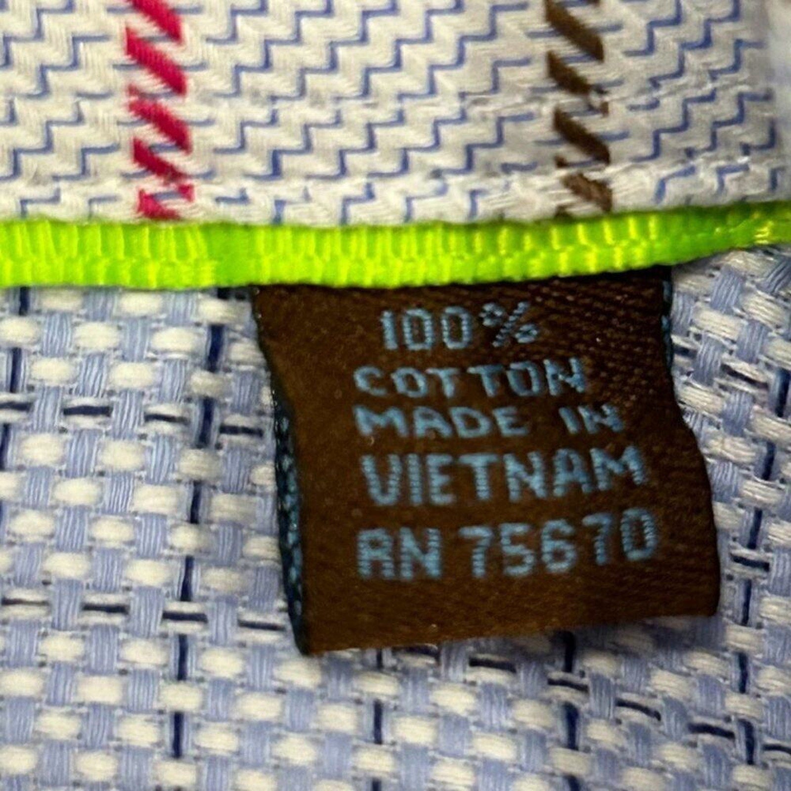 Tattersall of London Men's Shirt, Size 16 100% Heavy Cotton Button Up #N1404