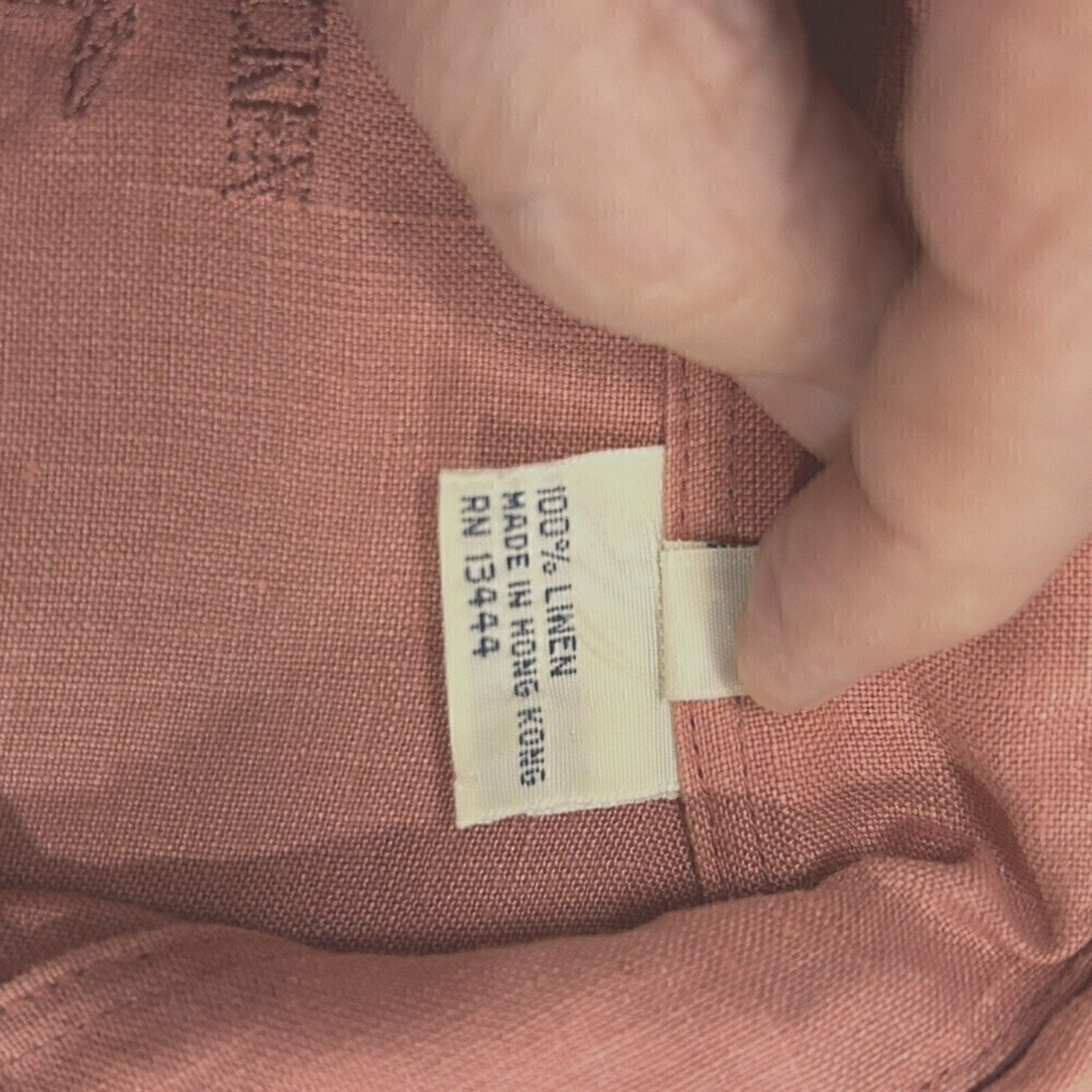 Barry Bricken Men's Short Sleeve Linen Shirt, Button Up Size Large Beachy #F1232