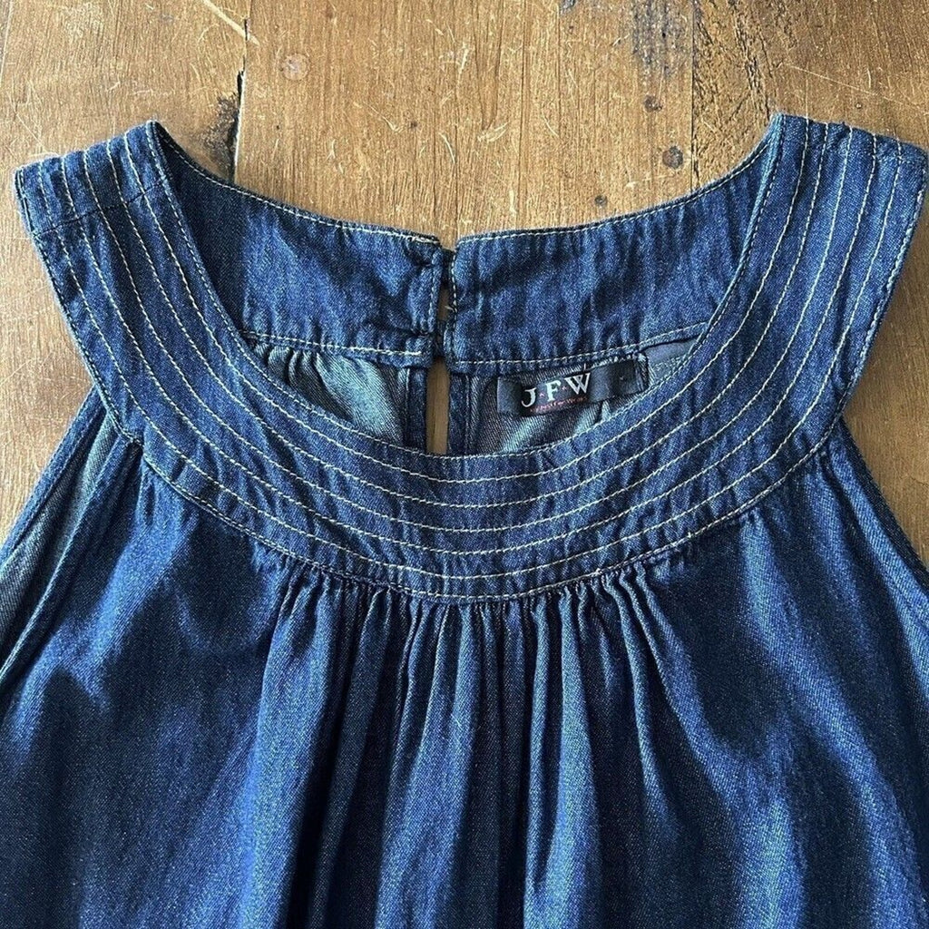 JFW women’s denim dress size 16 boho casual relaxed fit #G1253