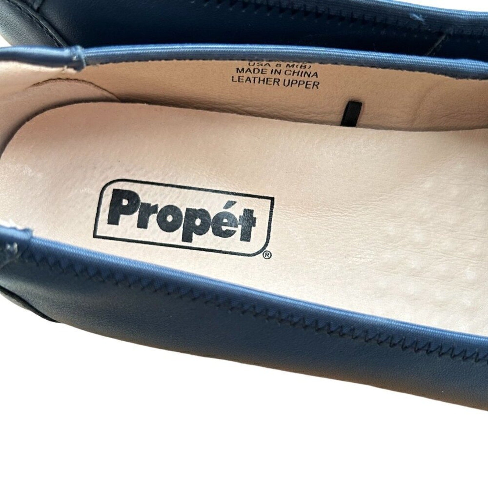 Propet Yara Women’s Casual Shoe — Navy, Size 8, Wedge Sole #S3‑1456